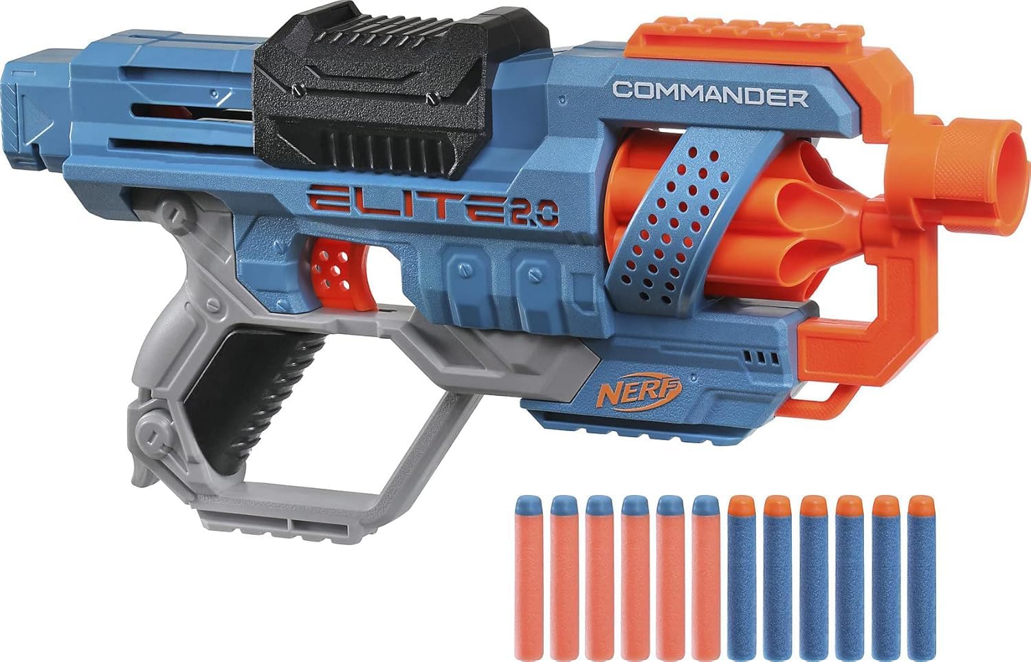Nerf Elite 2.0 Eaglepoint RD-8 Blaster - 8-Dart Drum, Detachable Scope, 16 Darts, Bolt Action