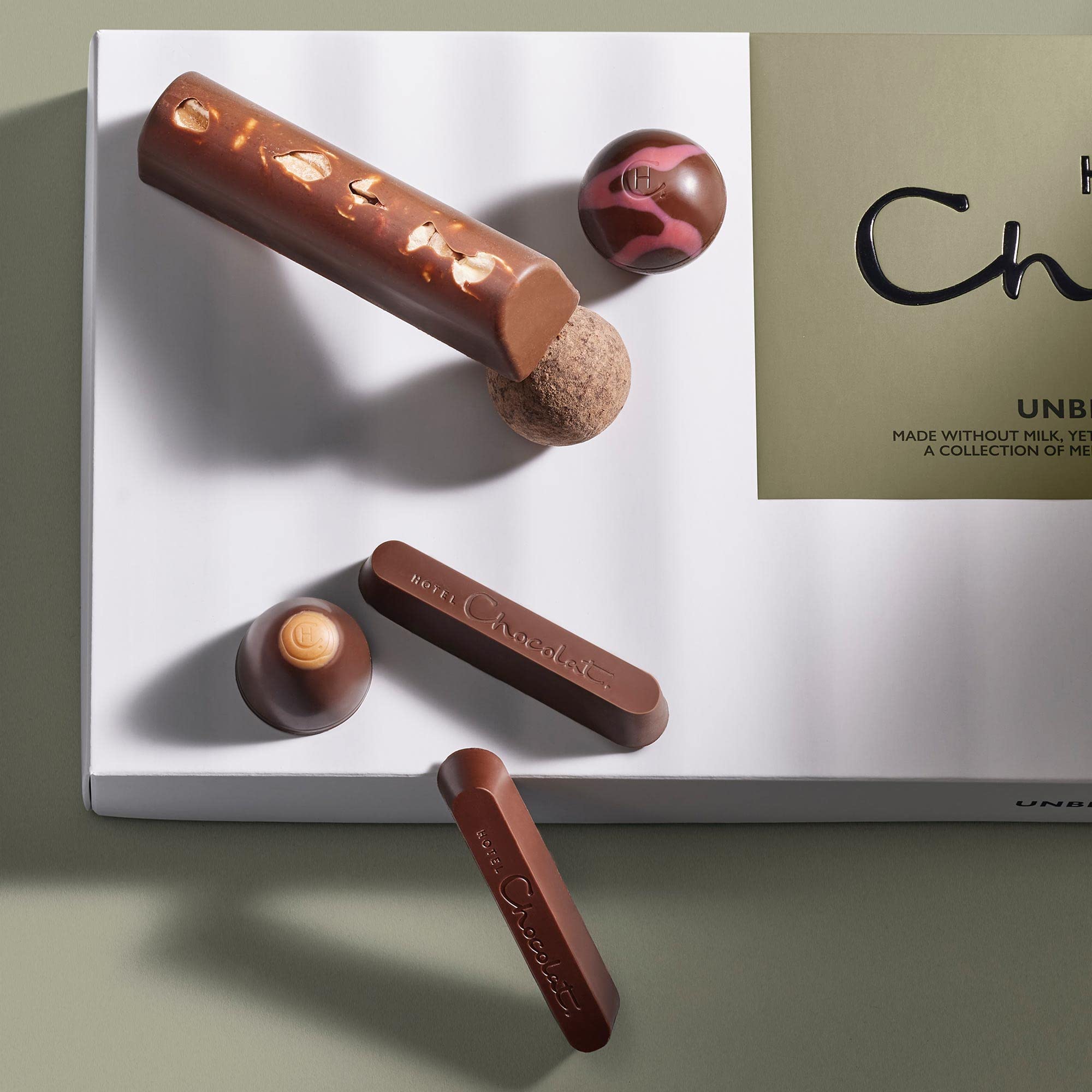 Hotel Chocolat Unbelievably Vegan Sleekster - 33 Vegan Chocolates, 330g, Nutmilk Cacao-Rich Treats 3