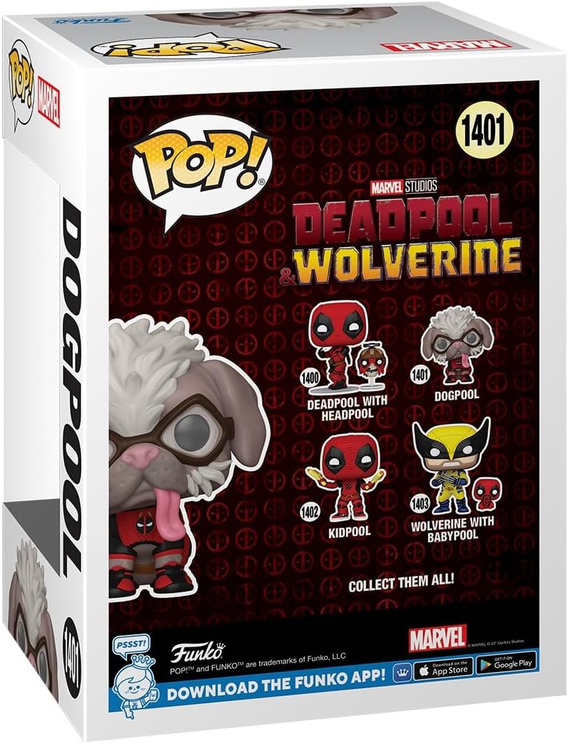 Funko Pop! Marvel: Deadpool & Wolverine - Dogpool Vinyl Figure 6