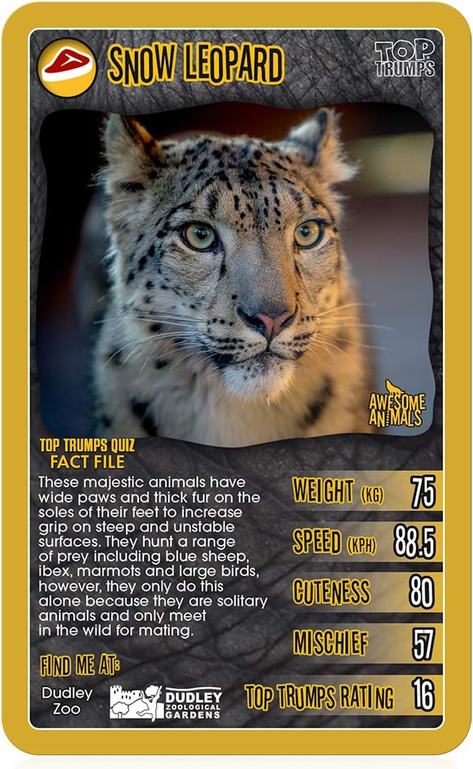 Awesome Animals Top Trumps Card Game 5