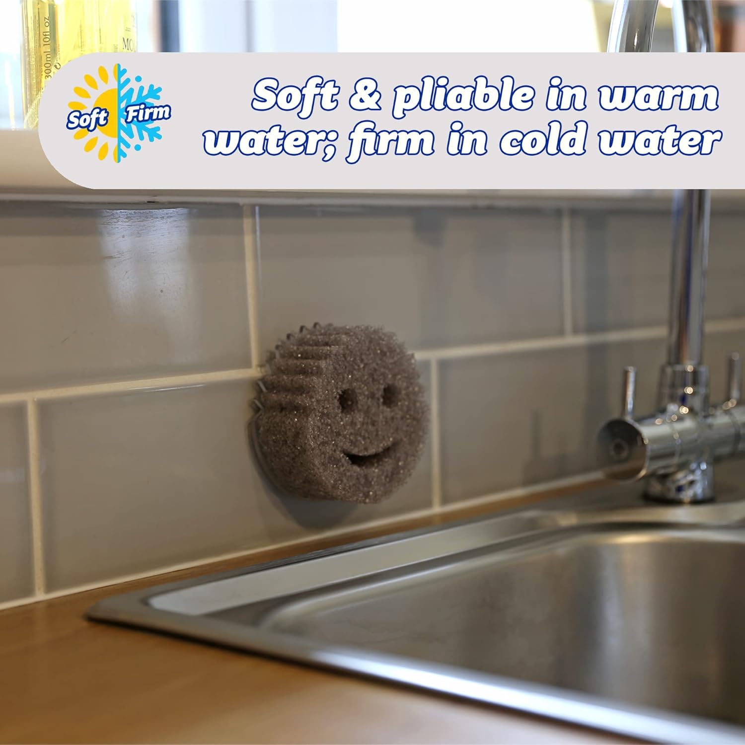 Scrub Daddy - SDSTGY FlexTexture Cleaning Sponge for Kitchen & Home 5