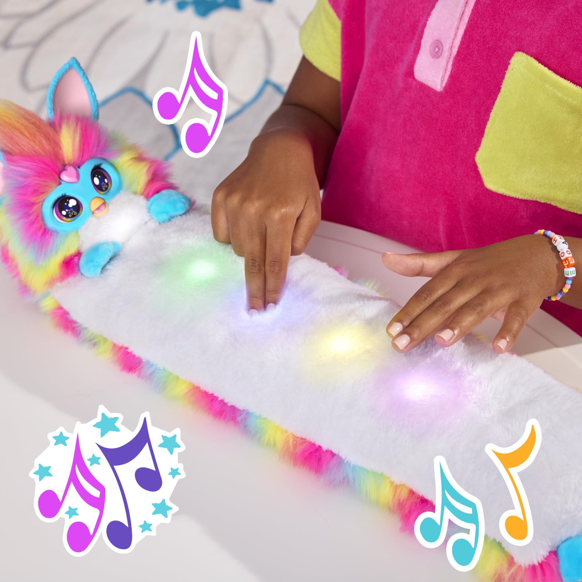DJ Furby Interactive Plush Toy - Music, Lights & 5 Modes for Kids 6+ 3