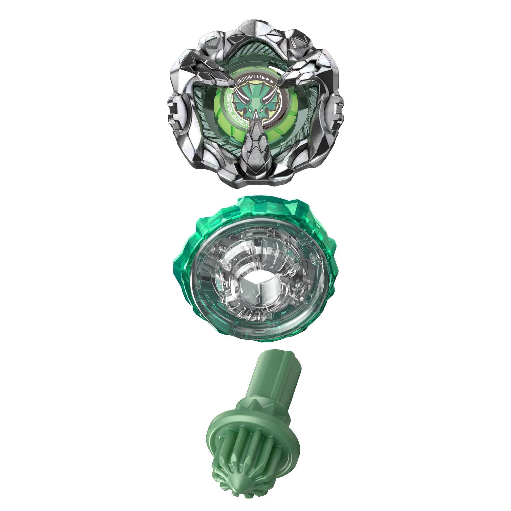 Hasbro Beyblade X Ridge Triceratops 9-80GN Booster Pack Set | Defense Type Top | Ages 8+ 6