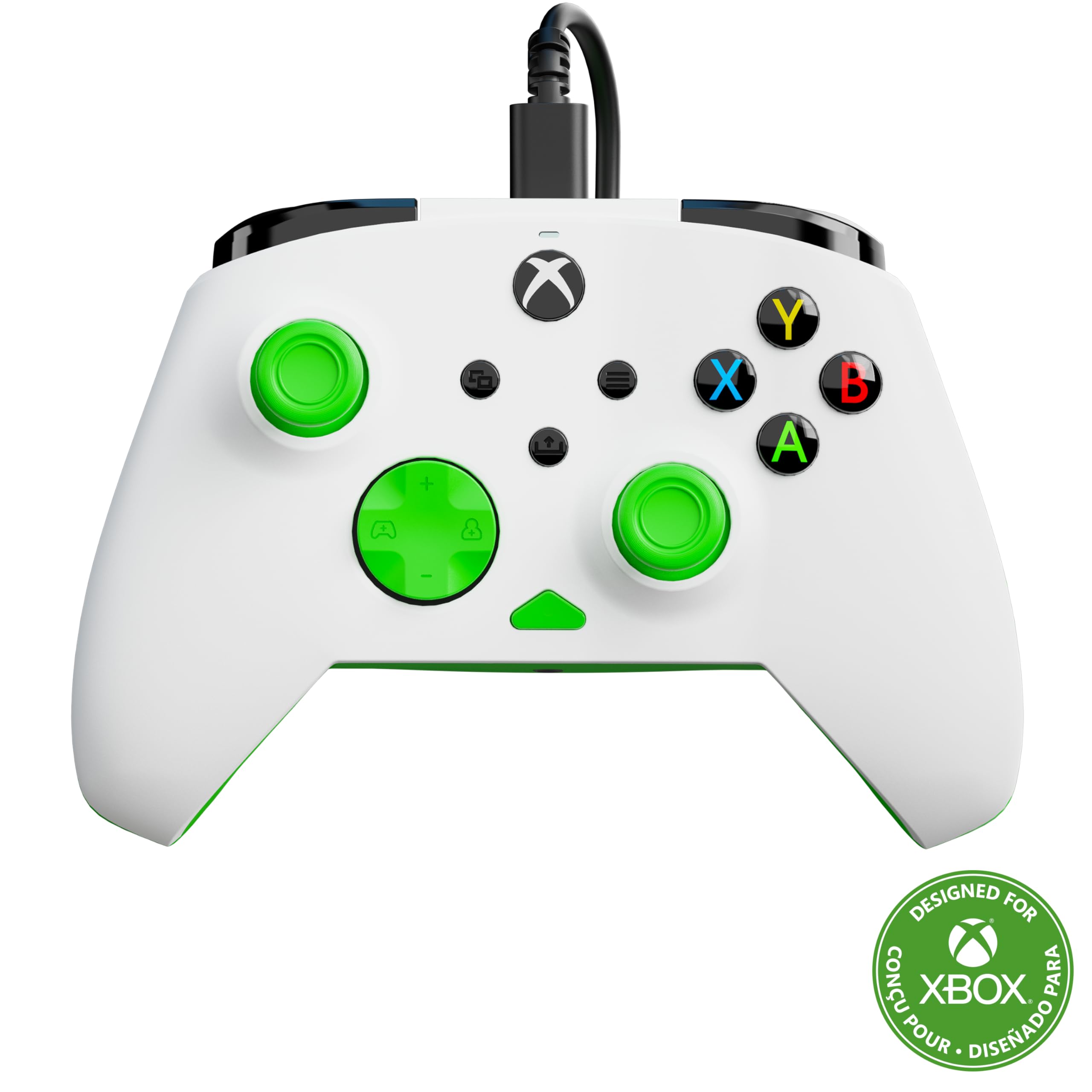 Turtle Beach Rematch Core Wired Gaming Controller for Xbox & PC - White and Green