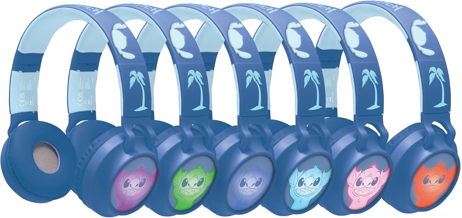 Lexibook Disney Stitch Wireless and Wired 2-in-1 Headset 3