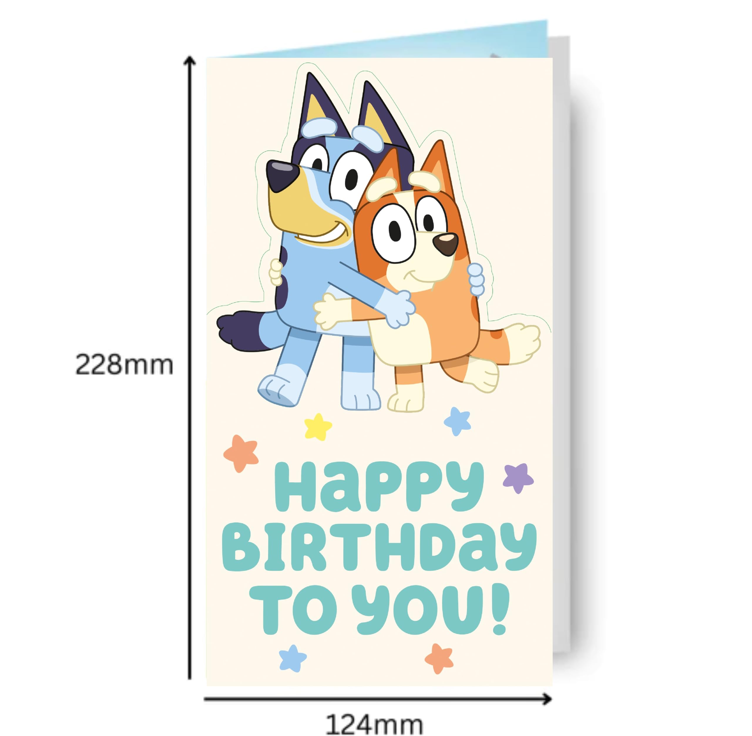 Danilo Promotions LTD Bluey Children's Birthday Card | Officially Licensed | 210 x 290 mm 4