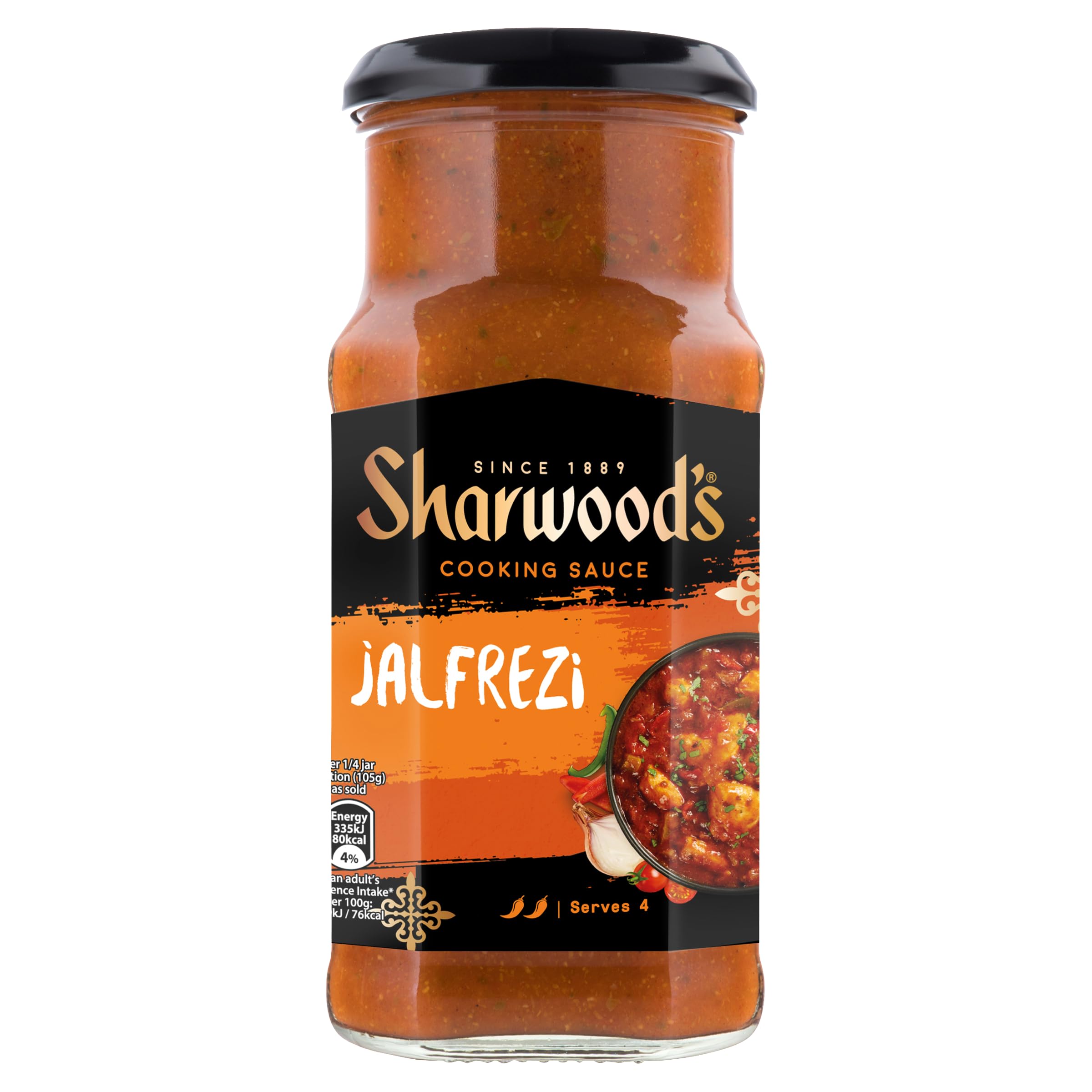 Sharwood's Jalfrezi Medium Curry Cooking Sauce – Fiery Tomato & Pepper Blend 3