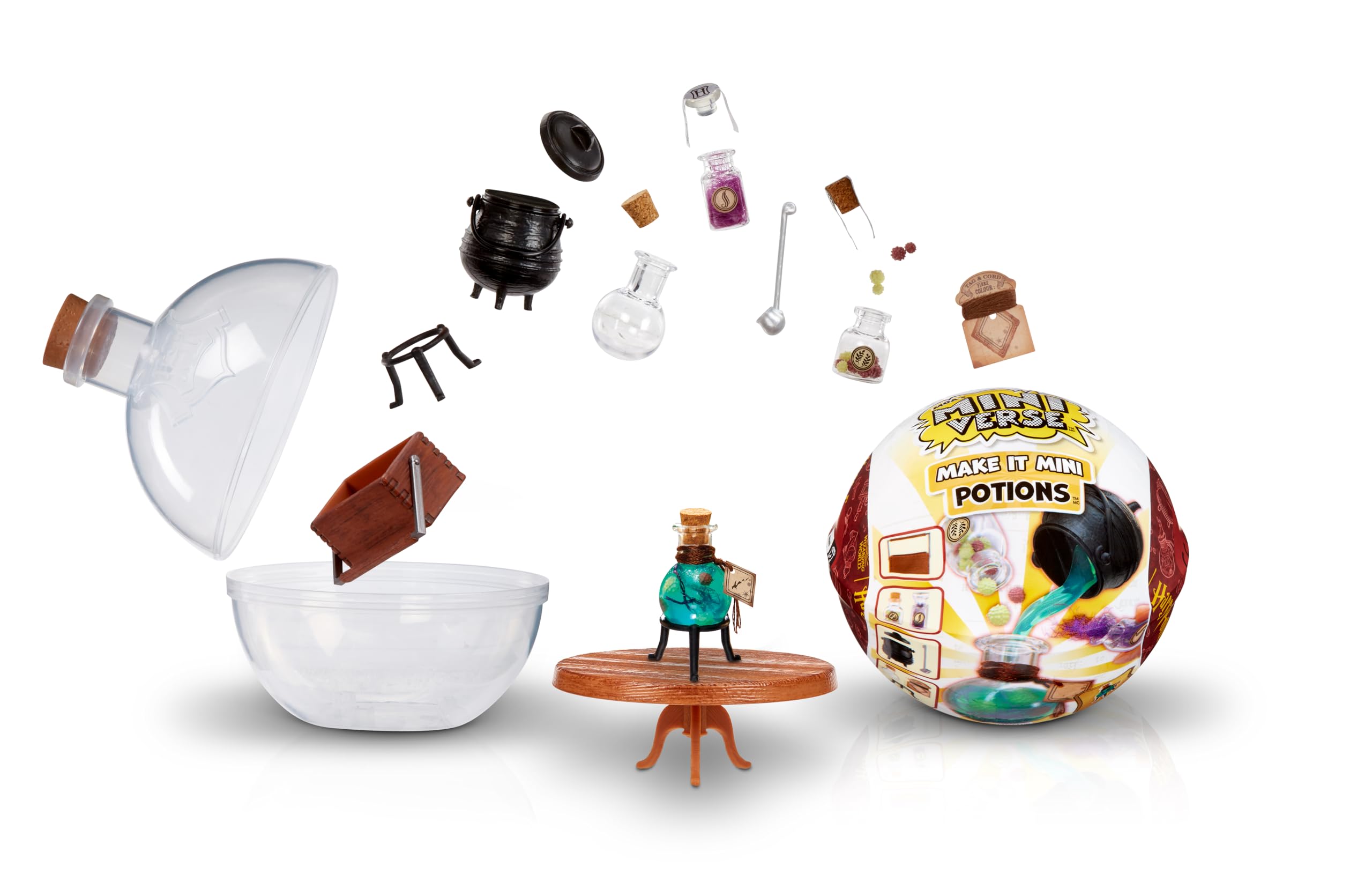 MGA's Miniverse Make It Mini Potions - Harry Potter DIY Resin Play Set for Kids 8+