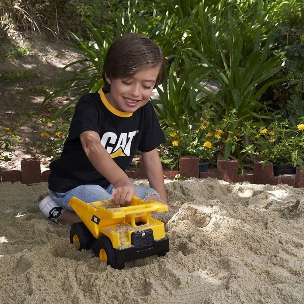 CAT® Construction Dump Truck - 10-inch Articulated Dumping Vehicle for Kids Ages 2-6 4