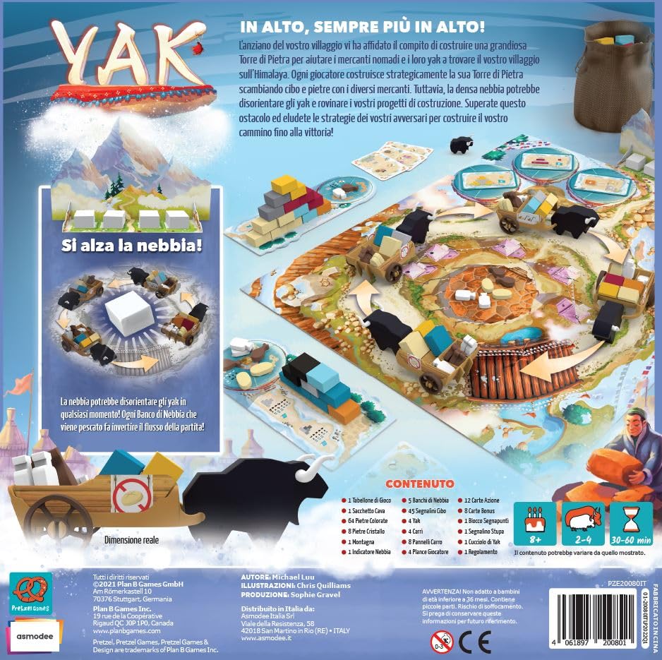 Pretzel Games Yak Board Game | Strategy Resource Management Game for 2-4 Players 13