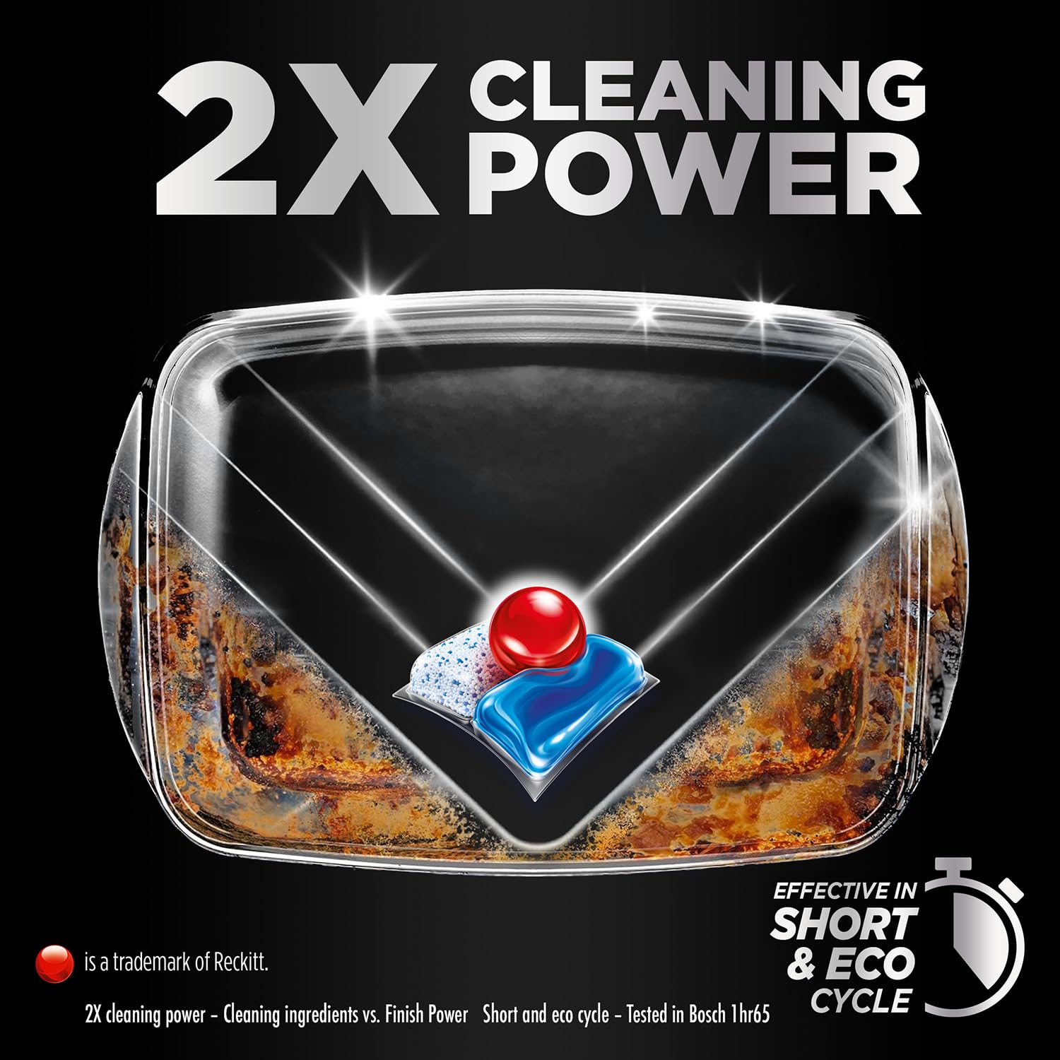 Finish Ultimate Infinity Shine Dishwasher Tablets Bulk - Fresh Scent, 80 Tablets 8