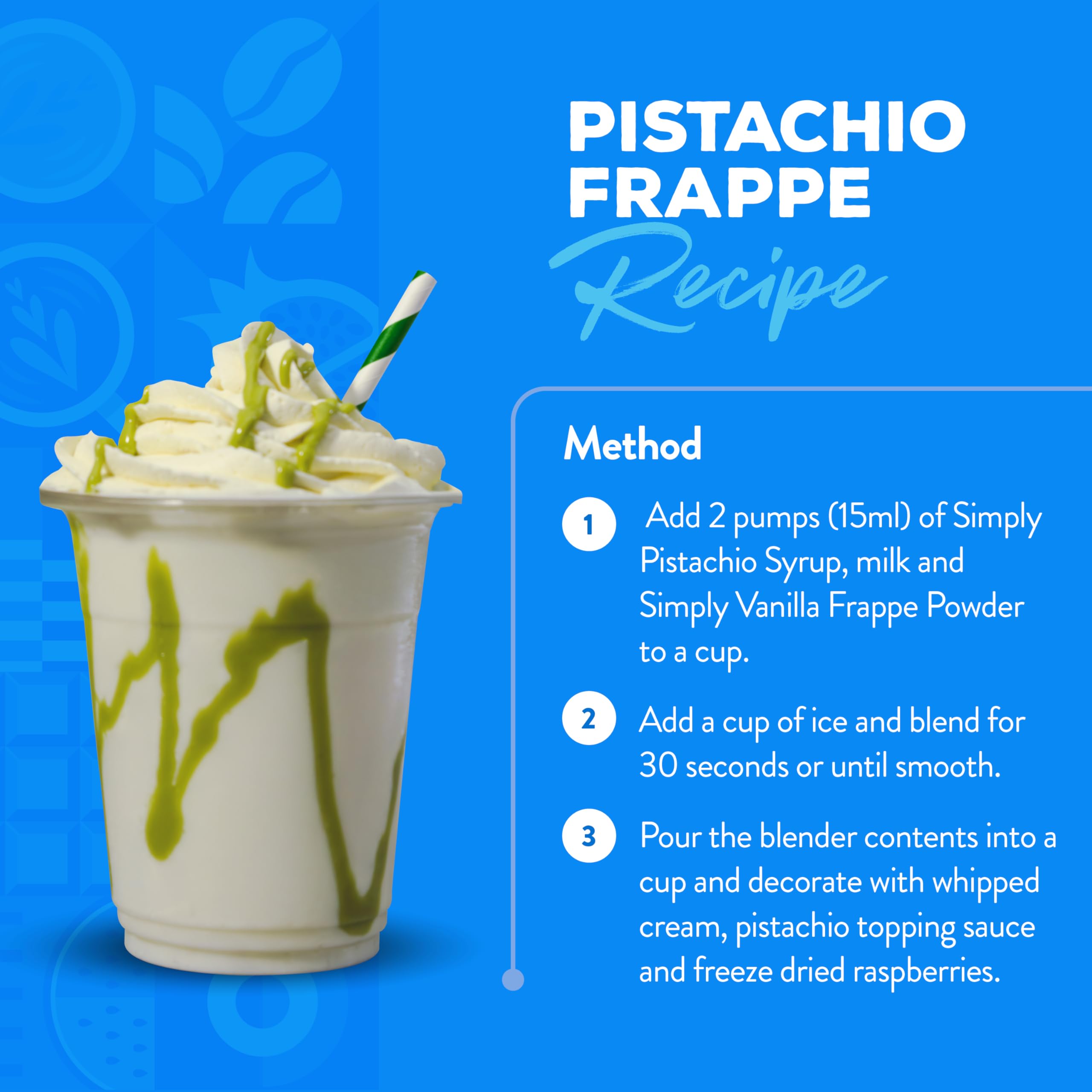 Simply - Pistachio Syrup, Vegan & Nut Free Flavoured Syrup for Coffee, Cocktails & Beverages 9