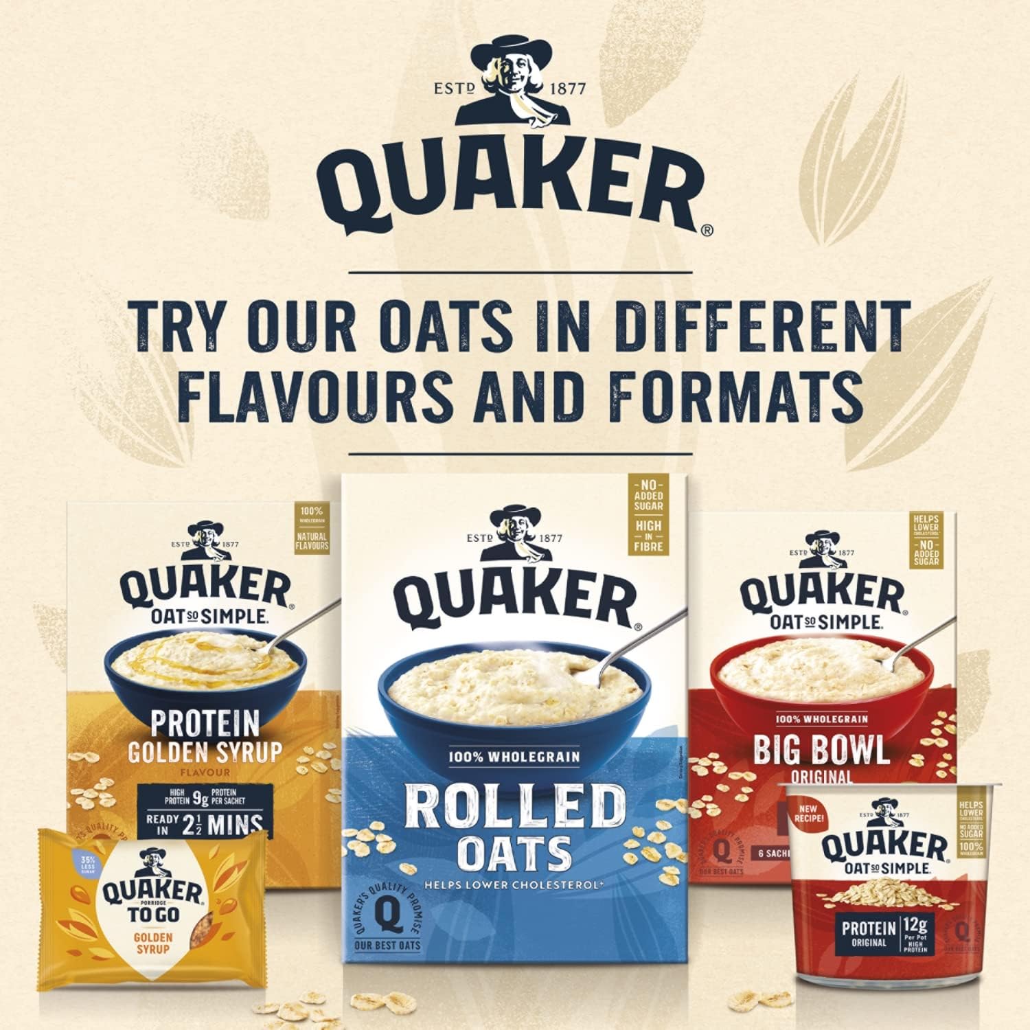 Quaker Oat So Simple Protein Original Porridge, 8 x 37.7g 4