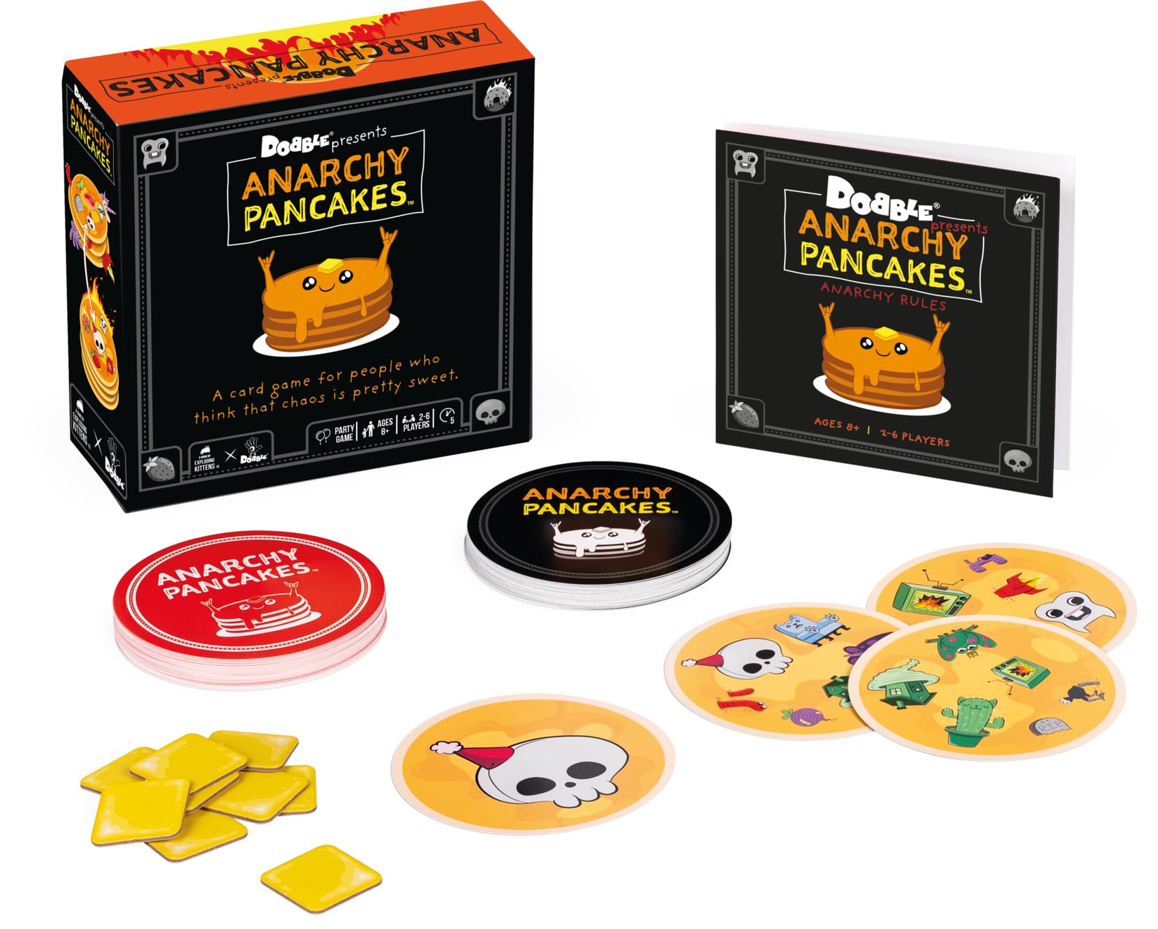 Asmodee Anarchy Pancakes Card Game