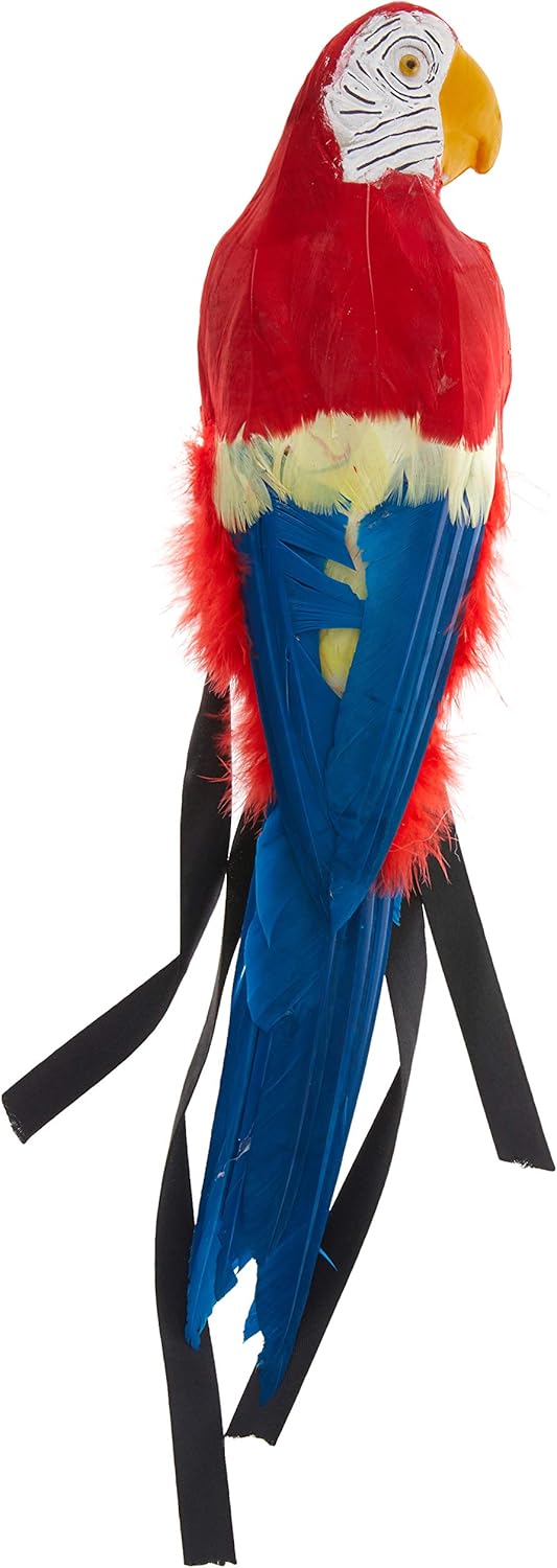 Parrot 50cm - Multi-Coloured Plush Toy with Elastic Holder