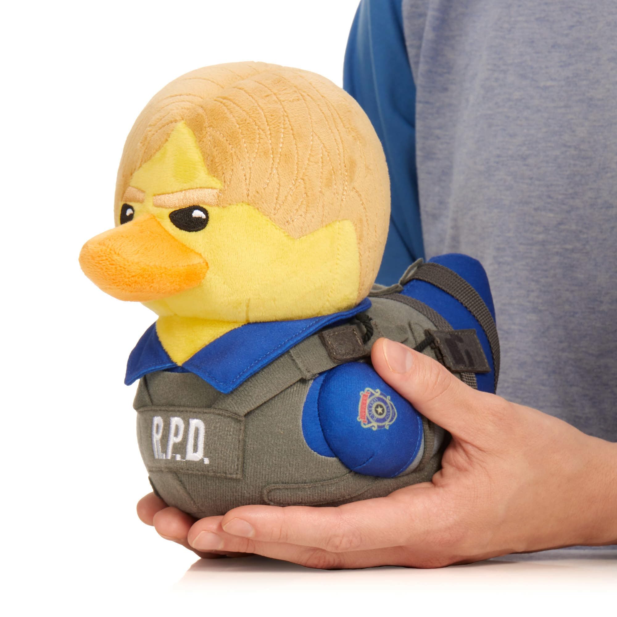 TUBBZ Plush: Leon Kennedy - Resident Evil Cosplaying Rubber Duck Soft Plush - 9 Inch Collectible 7