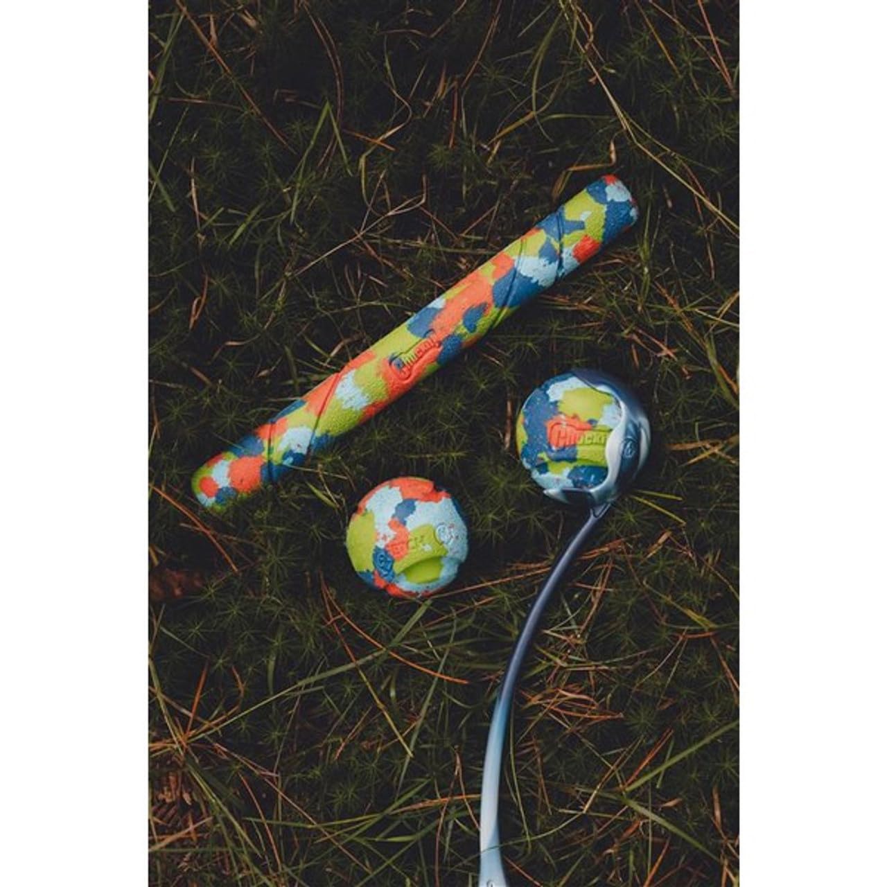 Chuckit! NFD ECO Fetch Day Recycled Material Sport Launcher & Dog Ball | 12' Size | Multi Color 6