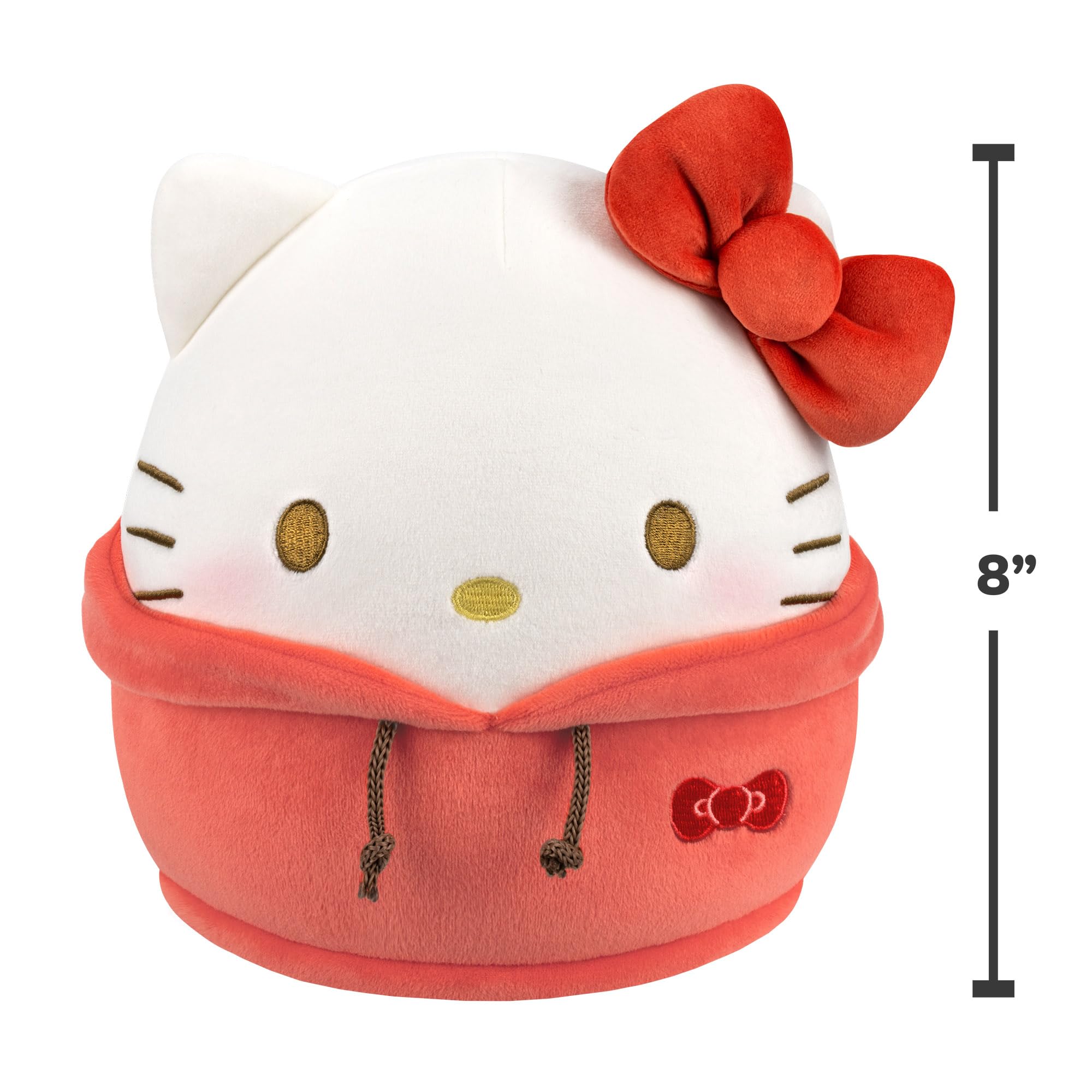 Squishmallows Dabodabo Hoodie Hello Kitty 8-Inch Plush - Sanrio x Jazwares 4