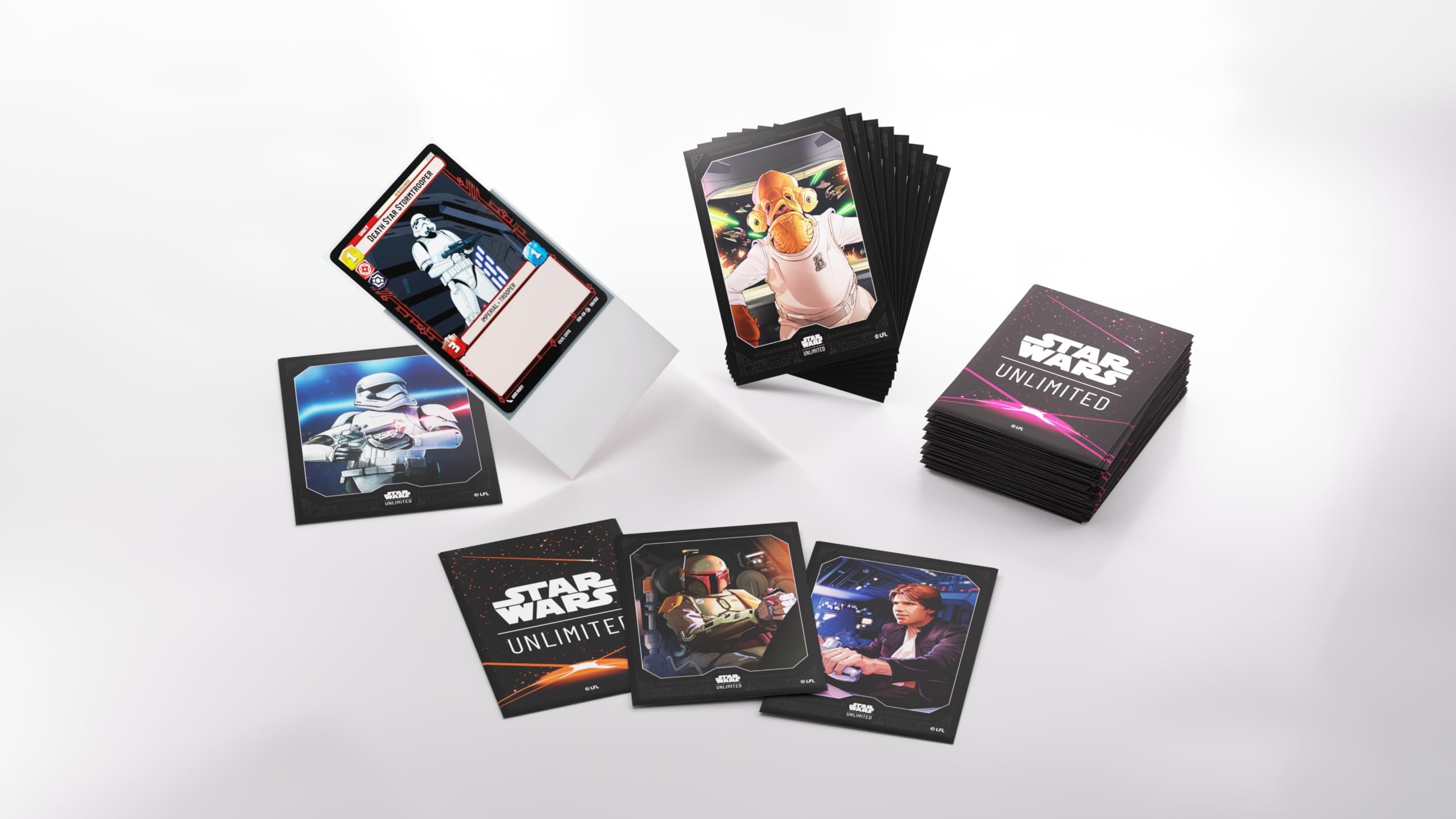Gamegenic Star Wars: Unlimited Card Game Art Sleeves - Orange
