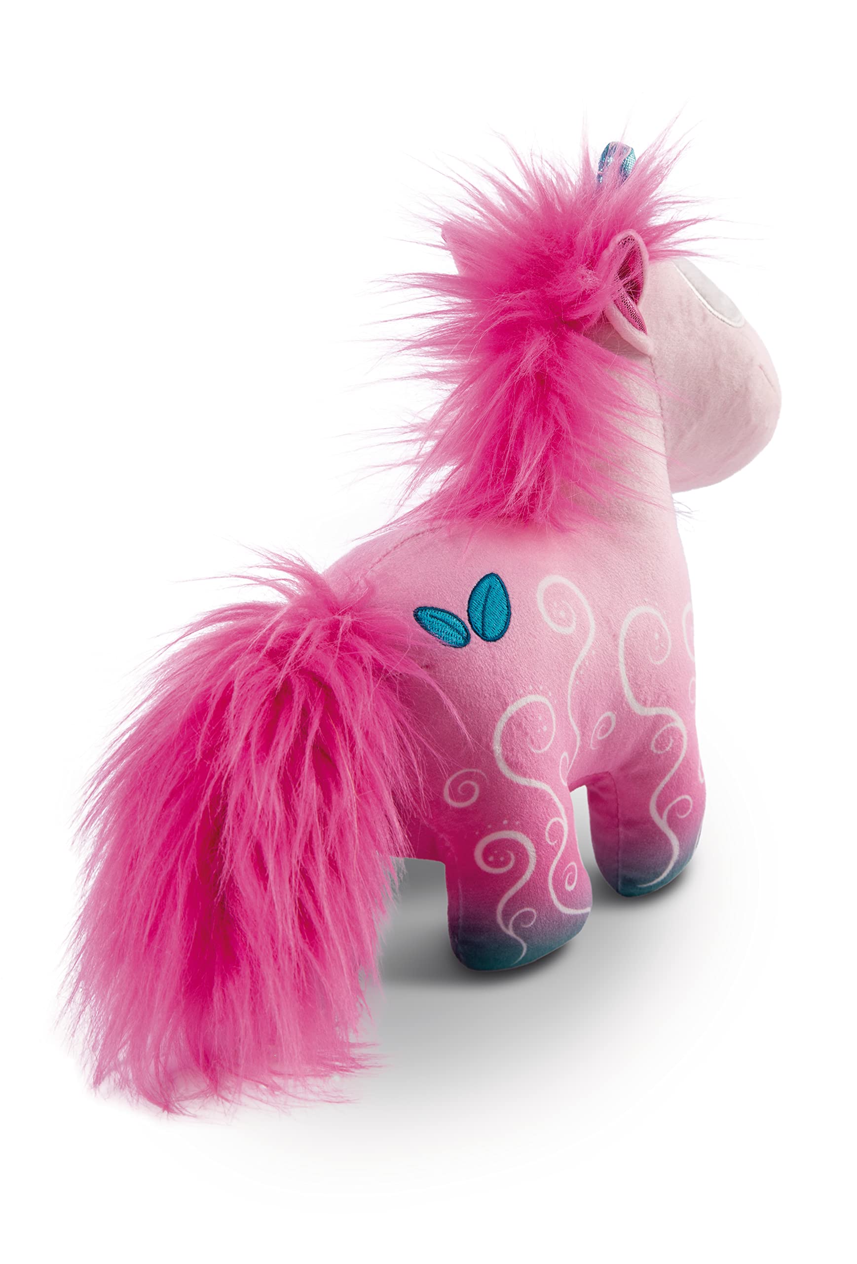 NICI 49106 Cuddly Unicorn Midnight Floral 22cm - Sustainable Plush Toy from Theodor & Friends