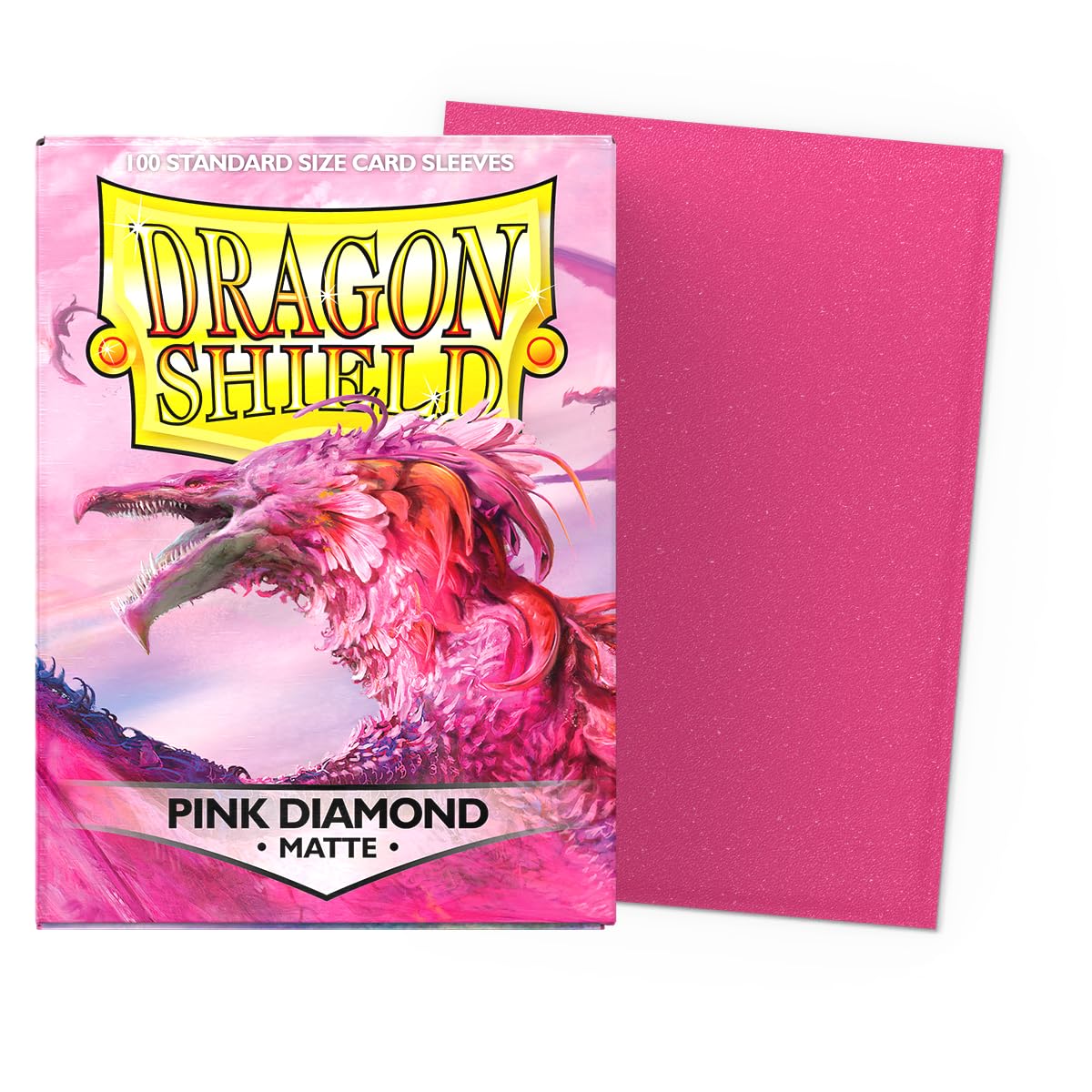 Dragon Shield Matte Pink Diamond Sleeves (Box of 100) - Arcane Tinmen 4
