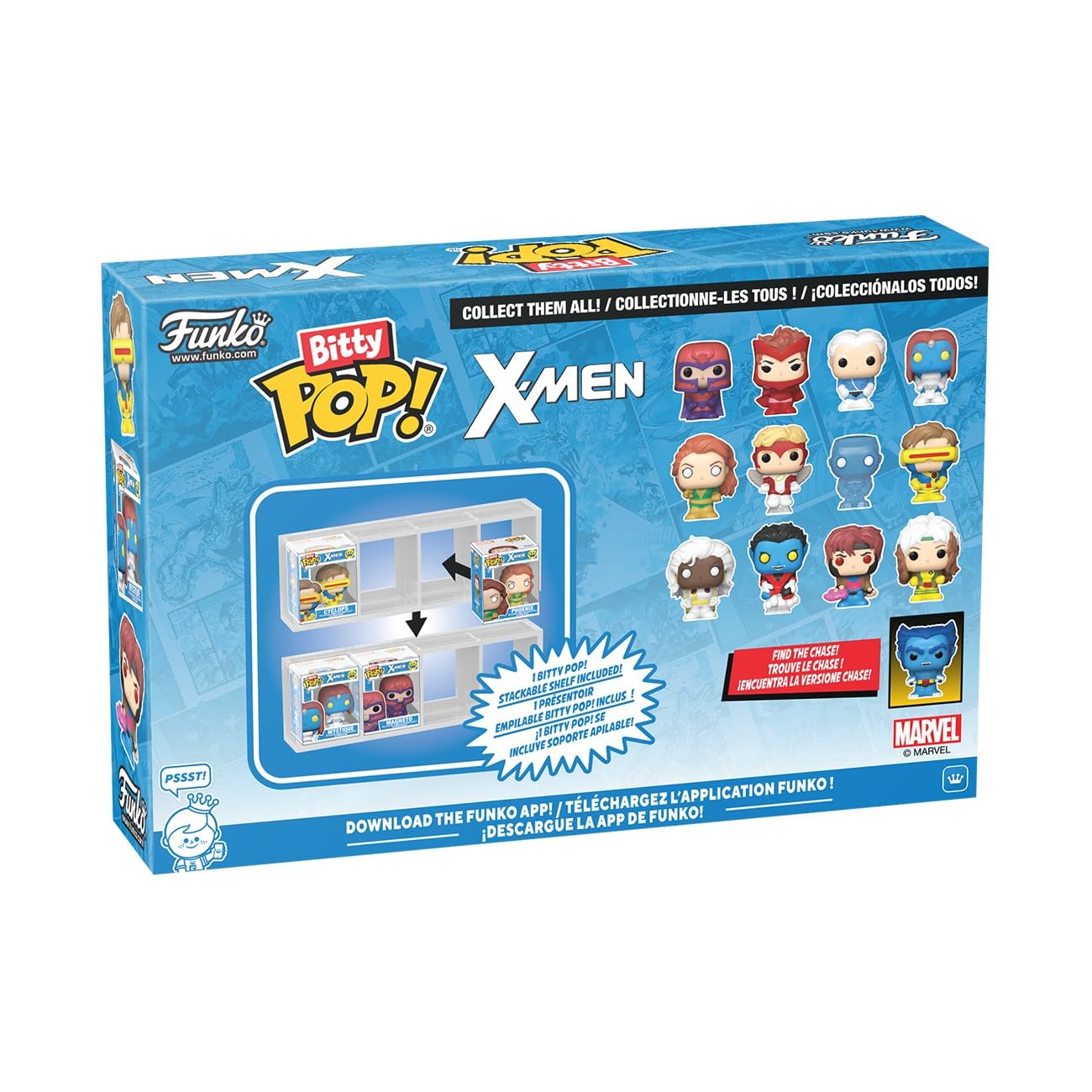 Funko Bitty POP! X-Men 4 Pack: Jean Grey | 0.9-inch Vinyl Figure | Multicolor