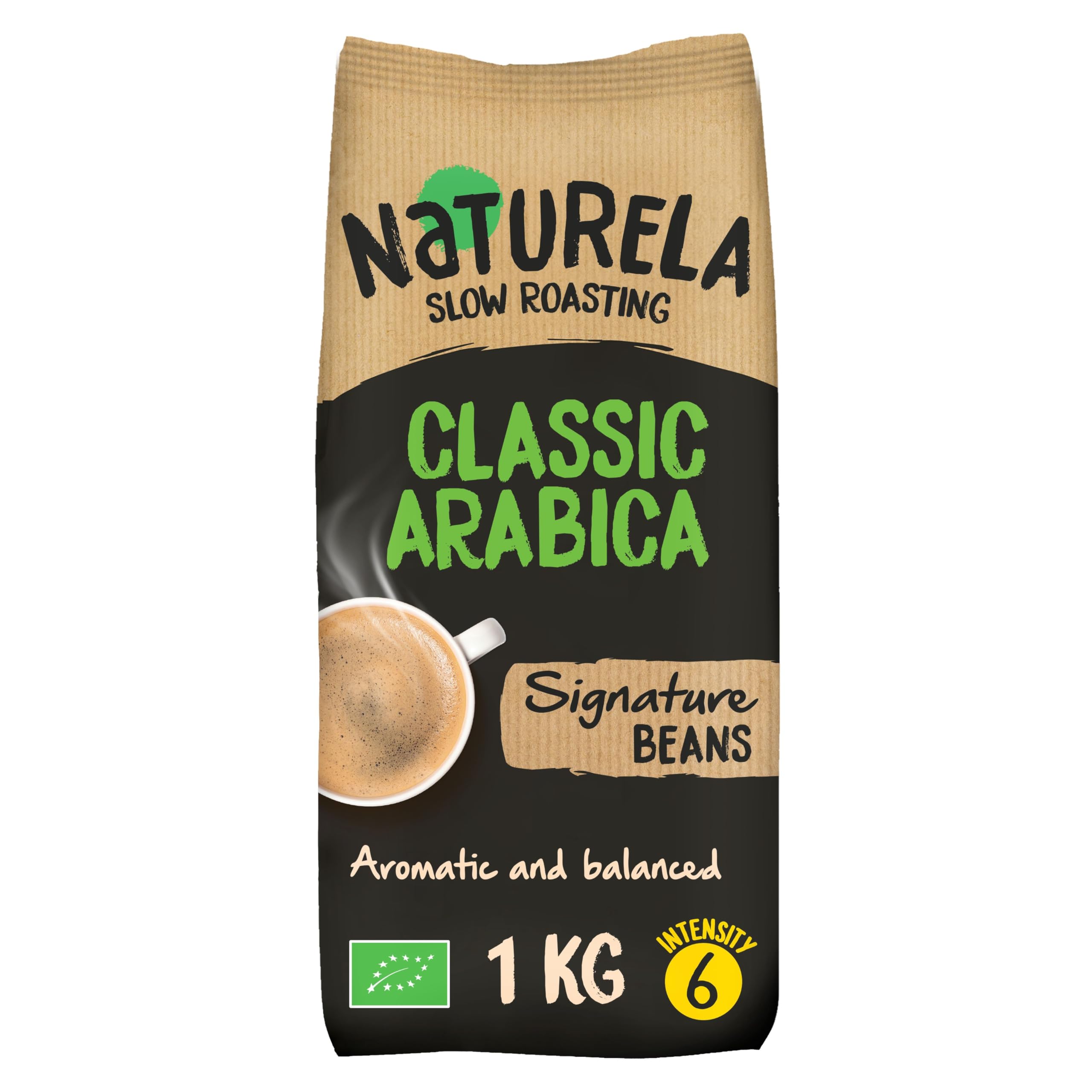 Naturela - Organic Coffee Beans 100% Arabica | Slow-Roasted Whole Bean