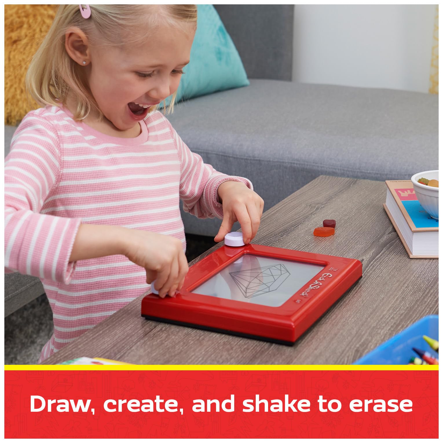 Etch A Sketch - Original Magic Screen Magnetic Drawing Board 4