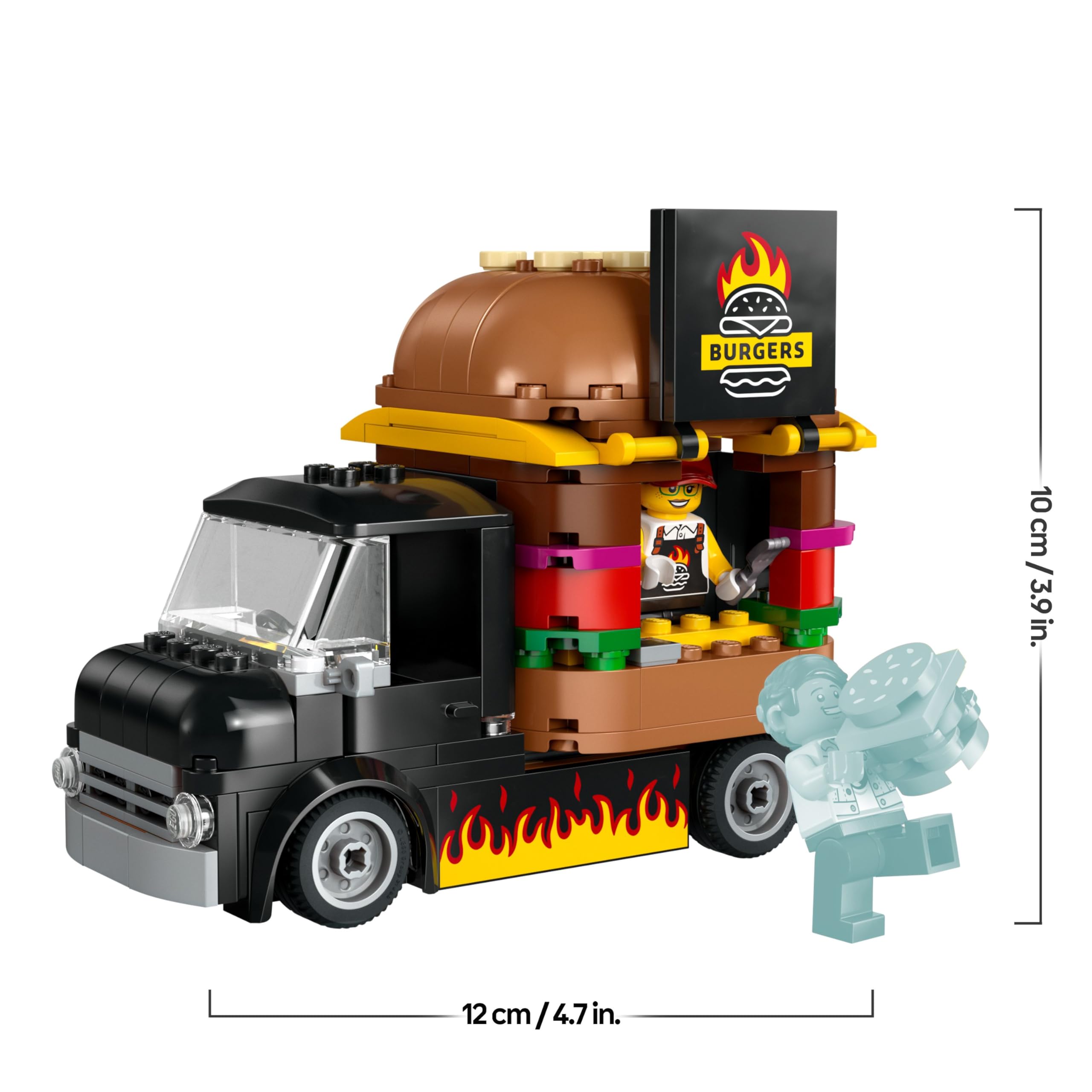 LEGO City Burger Van Building Set 60404 | Ages 5+ | Includes Food Truck & Minifigures 7