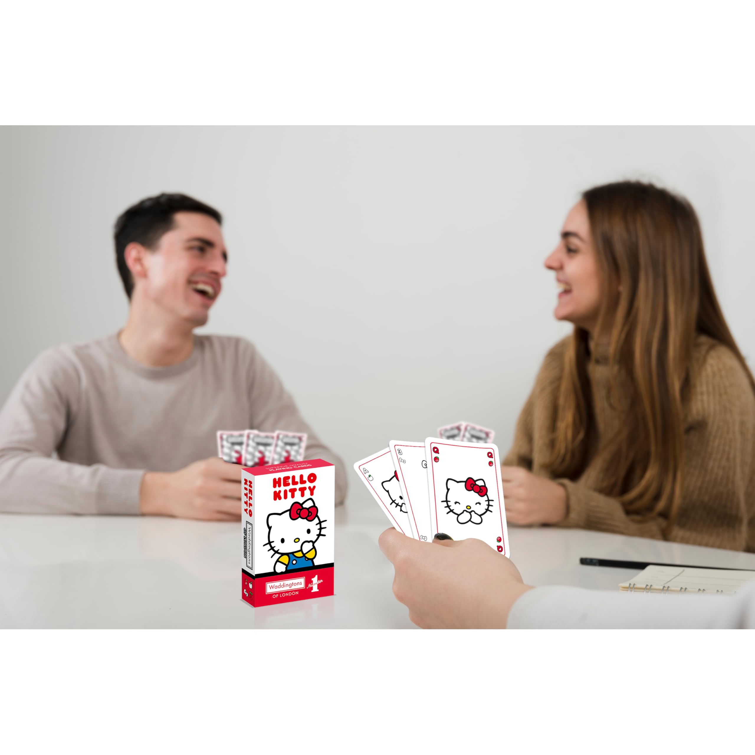 Waddingtons Number 1 Hello Kitty Playing Cards – 52-Card Deck with Jokers for Snap, Rummy, Poker & More 3