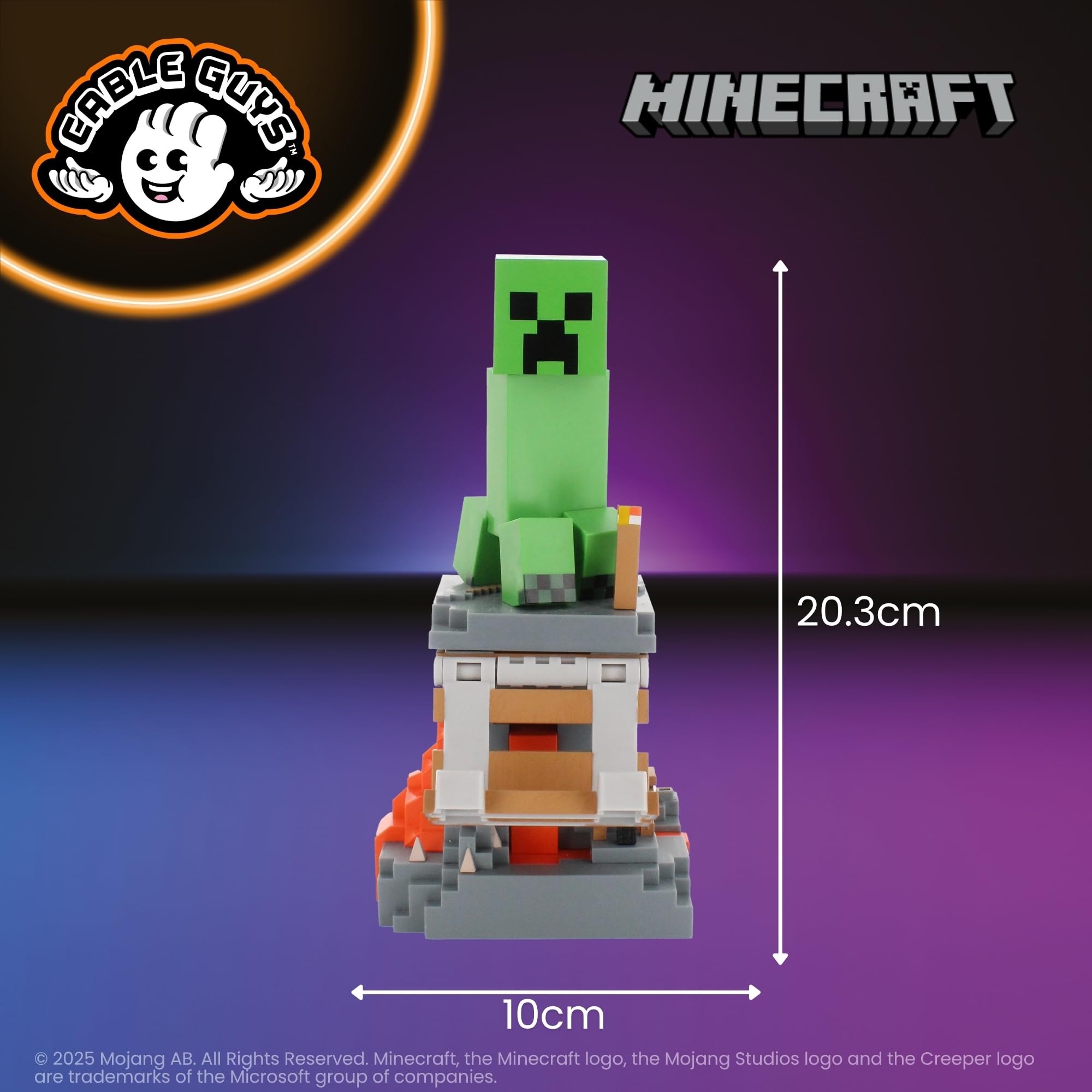 Minecraft Creeper Controller & Phone Holder - Official Mojang Merch for Xbox, PlayStation, Switch 13
