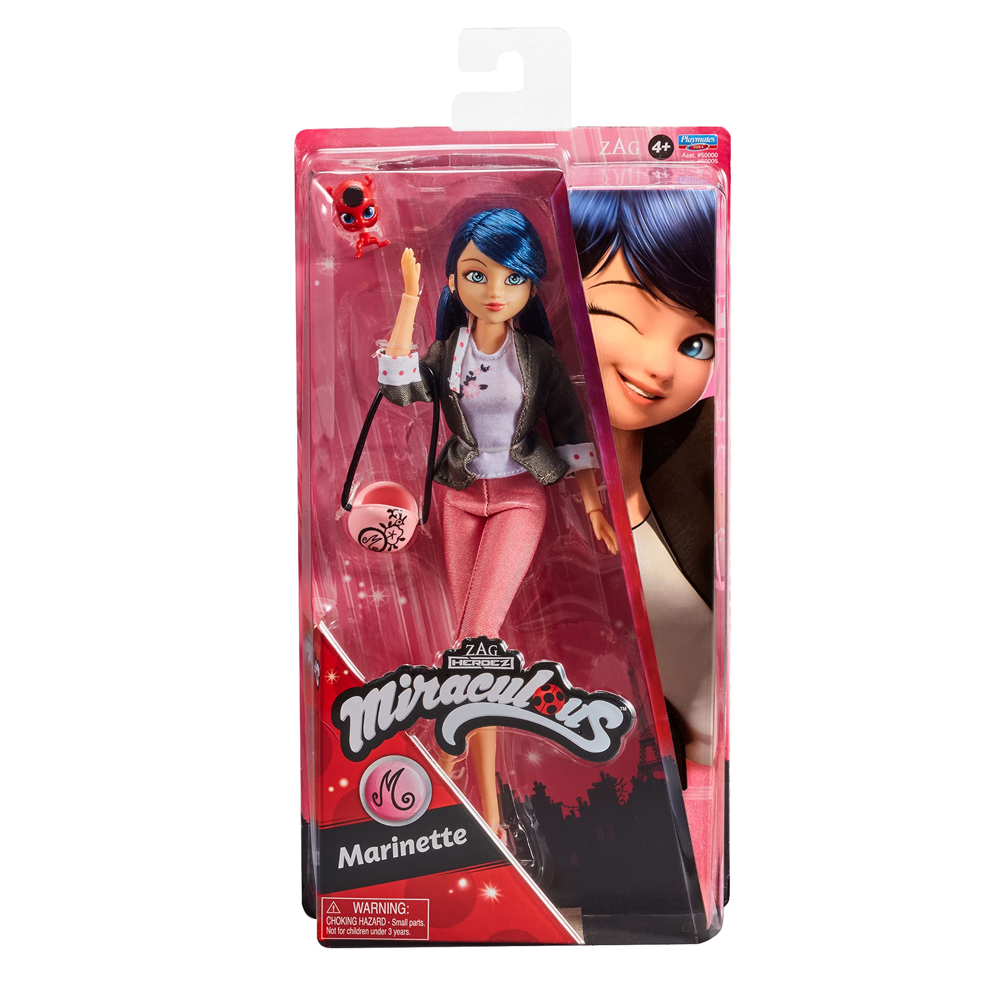 Miraculous Ladybug Marinette Fashion Doll - 26cm Articulated Figure with Tikki Kwami & Accessories 4