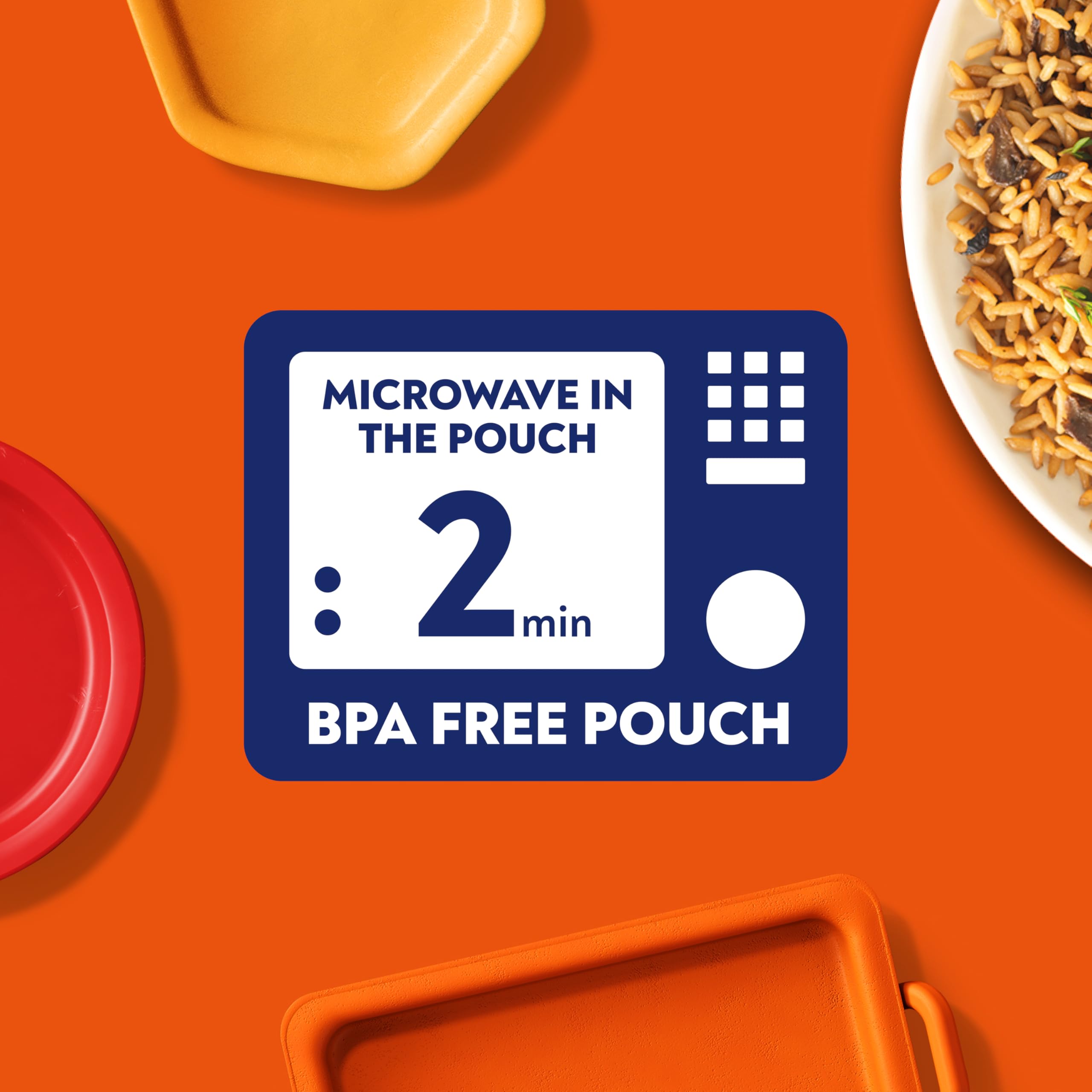Ben's Original Mushroom Microwave Rice, 6 x 220g Pouches