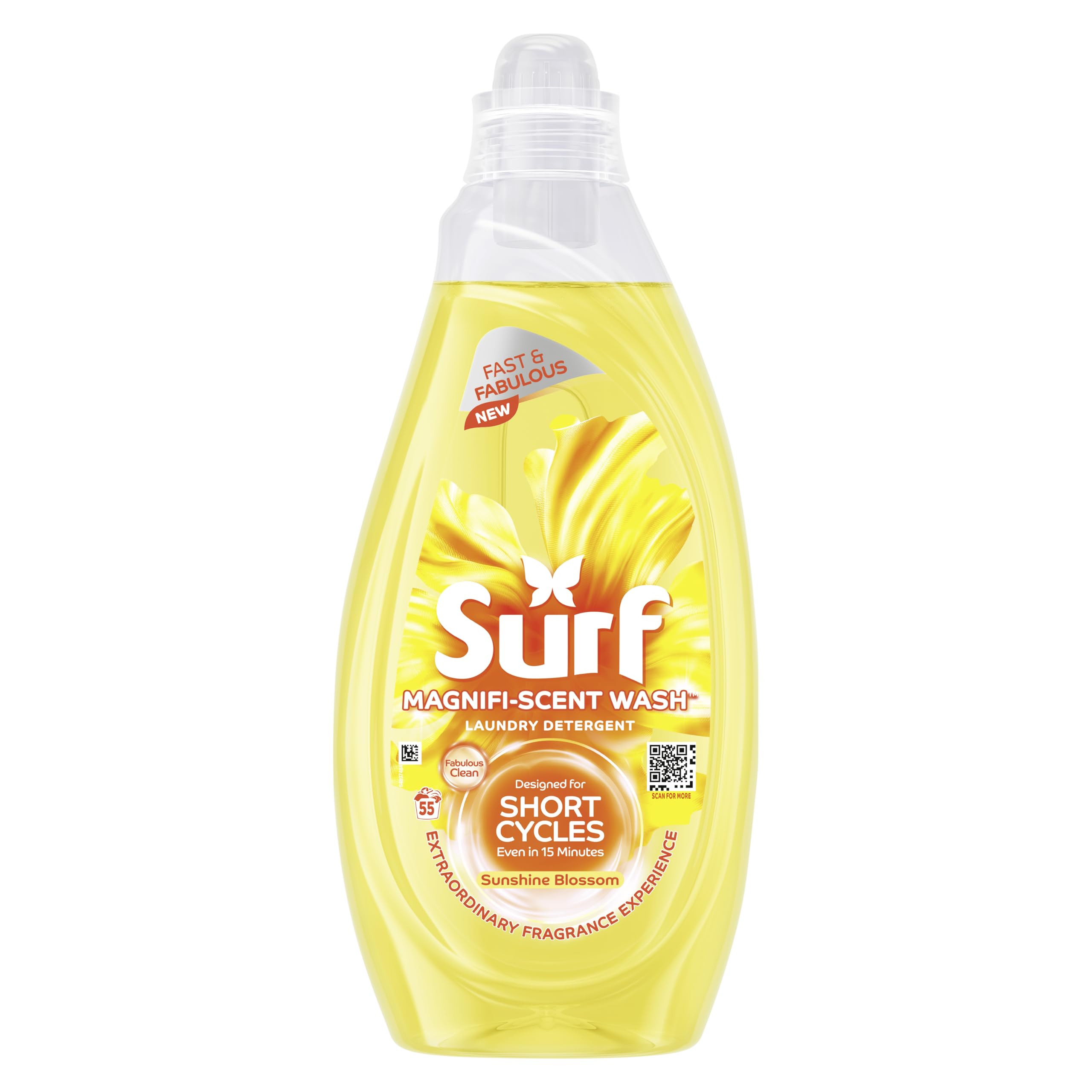 Surf - Magnifi-Scent Wash Sunshine Blossom Laundry Liquid for Short Cycles