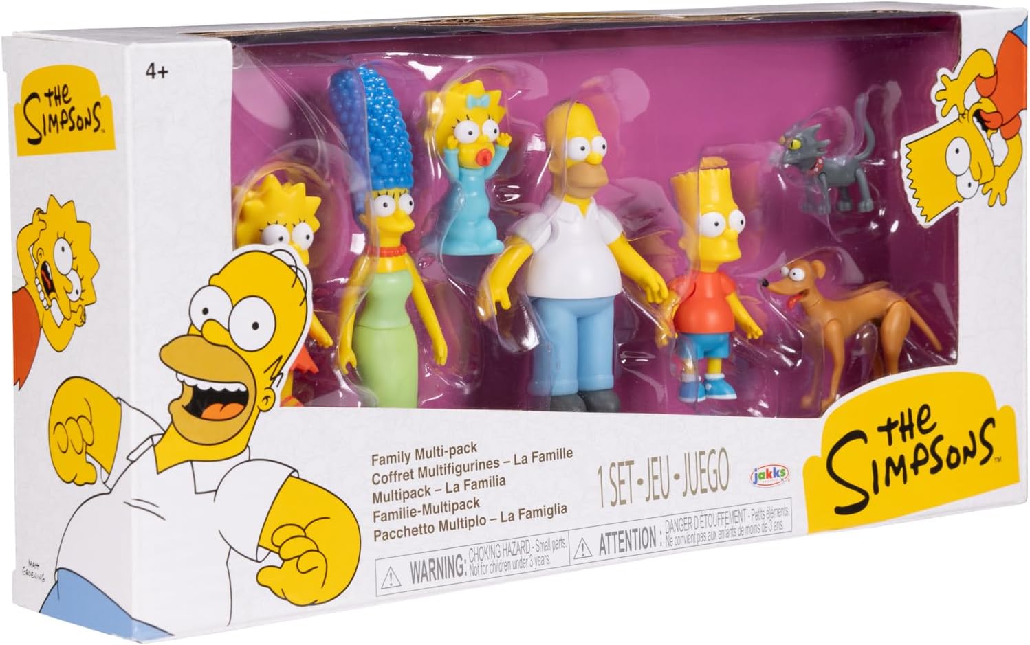 The Simpsons 2.5" Action Figure Scaled Multipack - Poseable Family Set with Pets 8