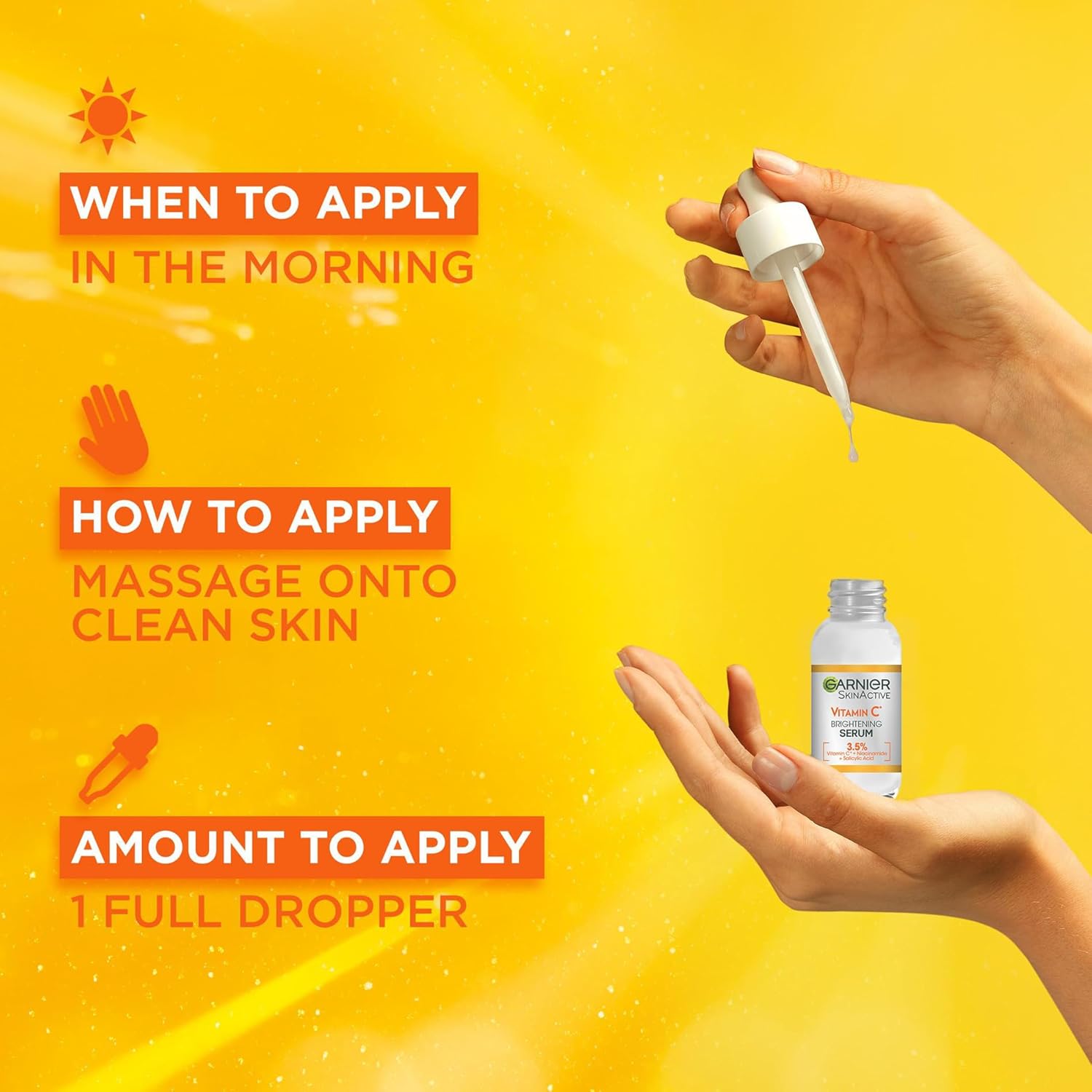 Garnier Vitamin C Brightening Serum for Face (30ml) 3
