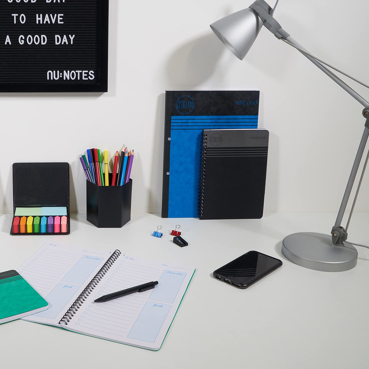 nu: Craze Cloud Notebook - A7 Black | 110 Pages | 80gsm FSC Paper | Wirebound 4