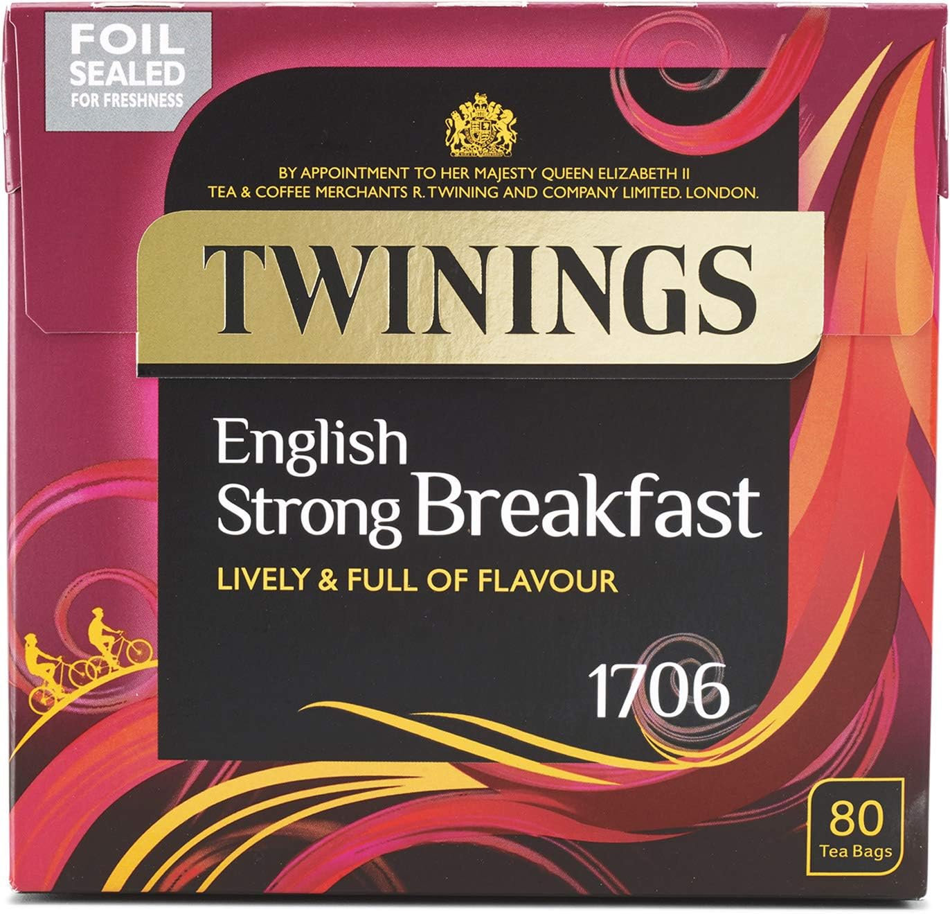Twinings English Strong Breakfast Tea, 320 Tea Bags (Multipack of 4 x 80) 4