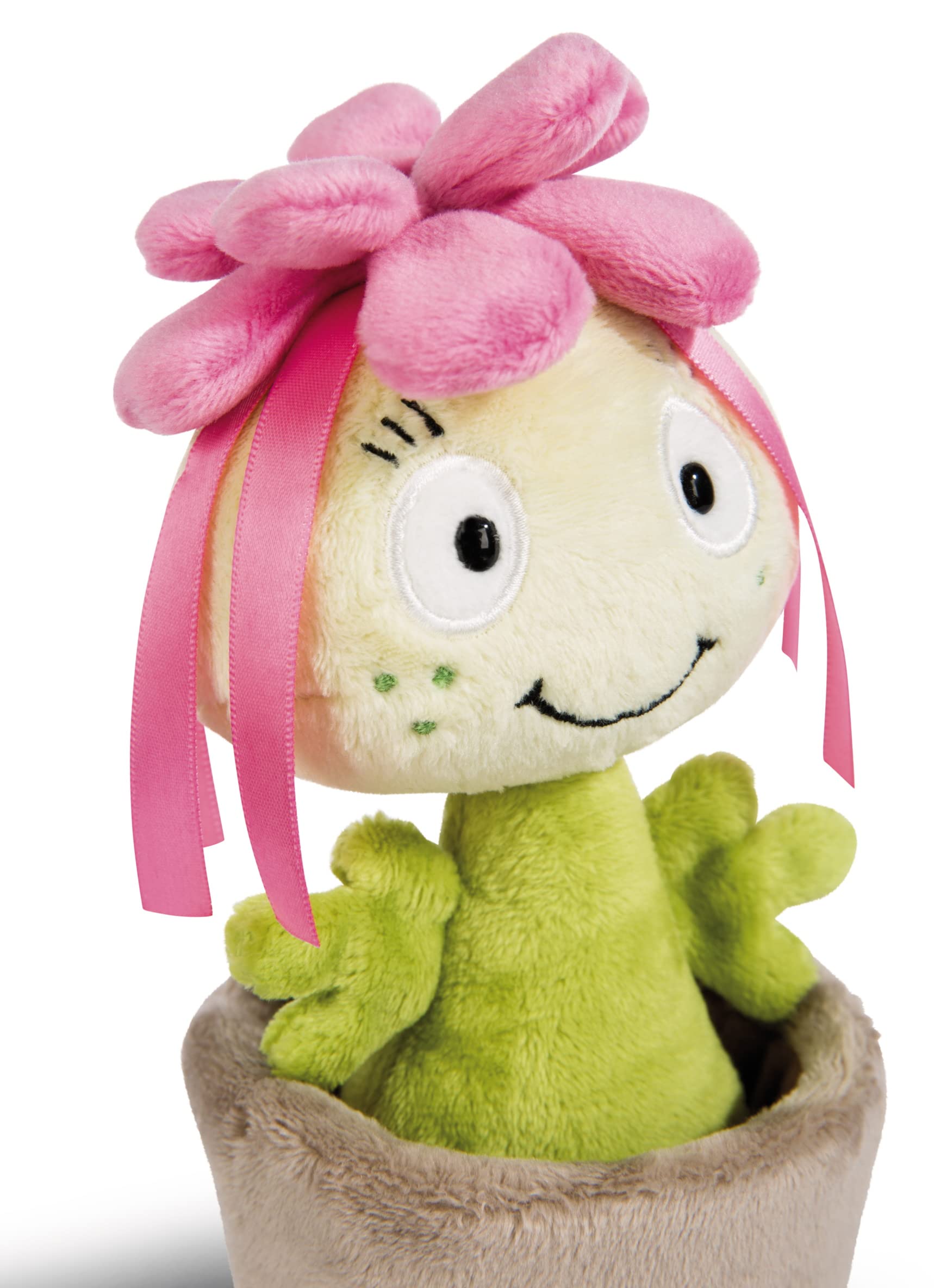 NICI Softkultur Kaktus Cuddly Soft Toy - Sedum Amalia 18cm Pink Plush Plant