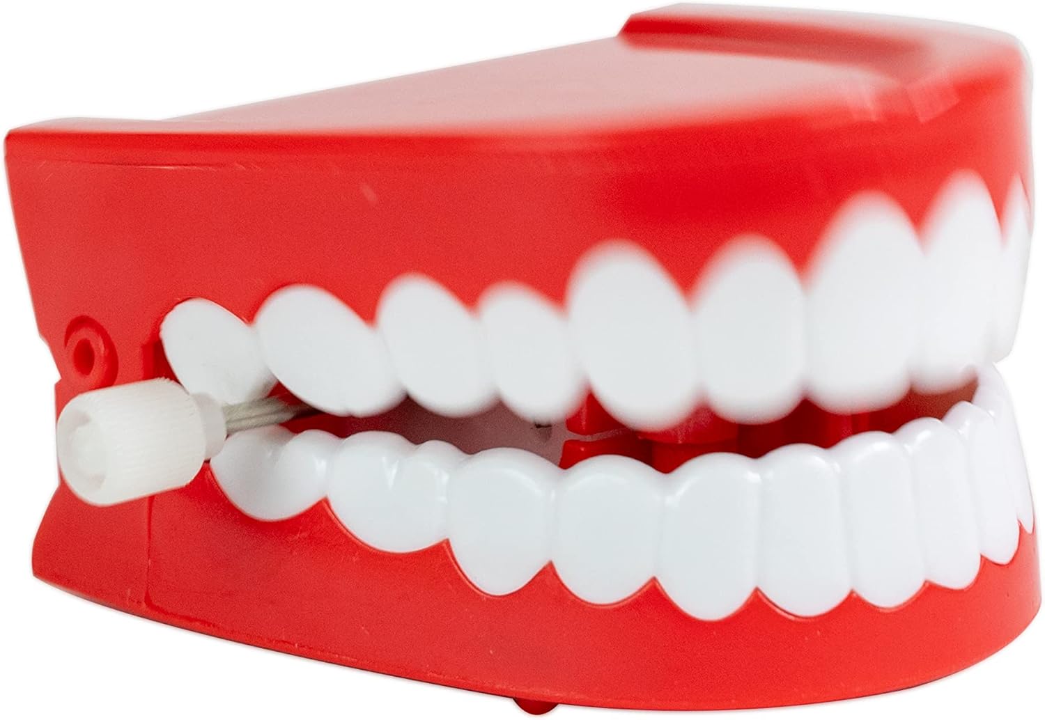 Funtime Gifts 10622 Classic Clockwork Chattering Teeth - Wind-Up Fun for Kids 3