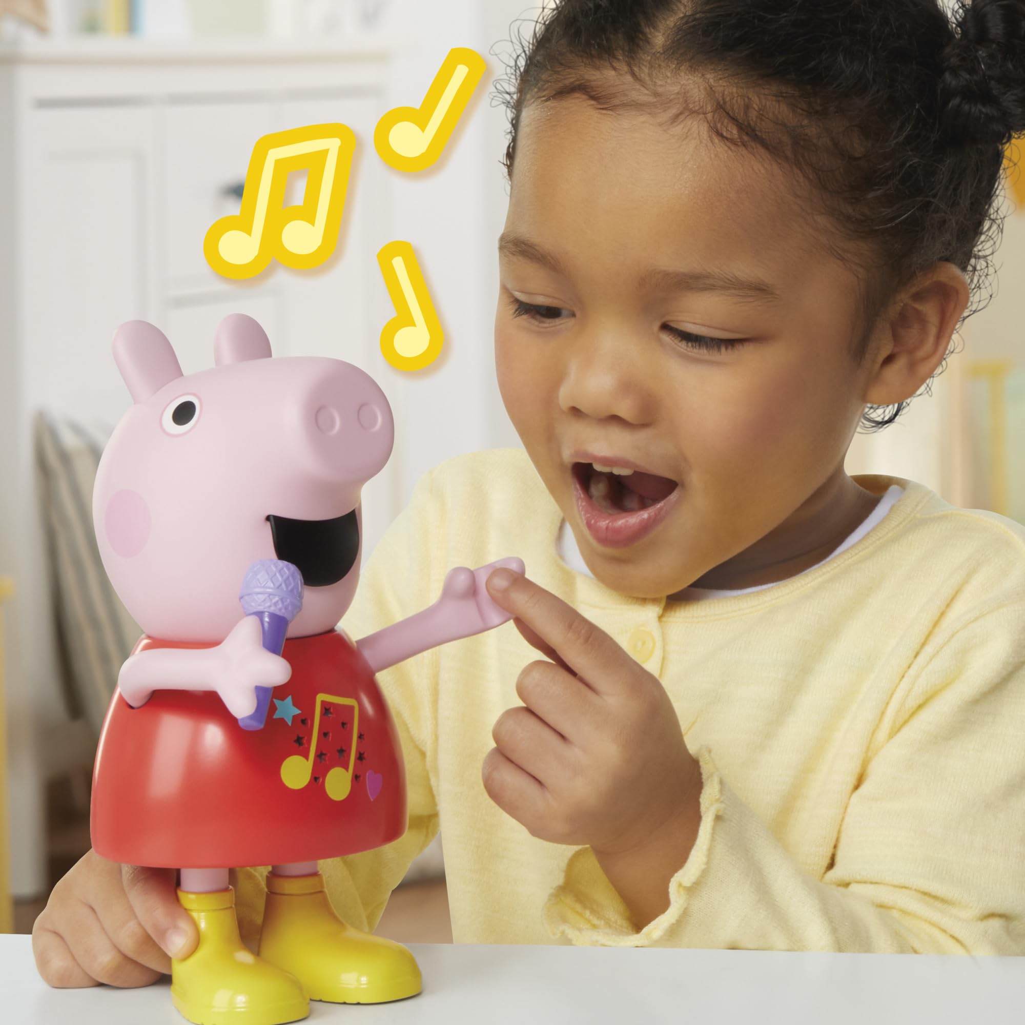 Peppa Pig Talk & Sing Interactive Doll - Muddy Puddles & Party Mode, 20 cm 3