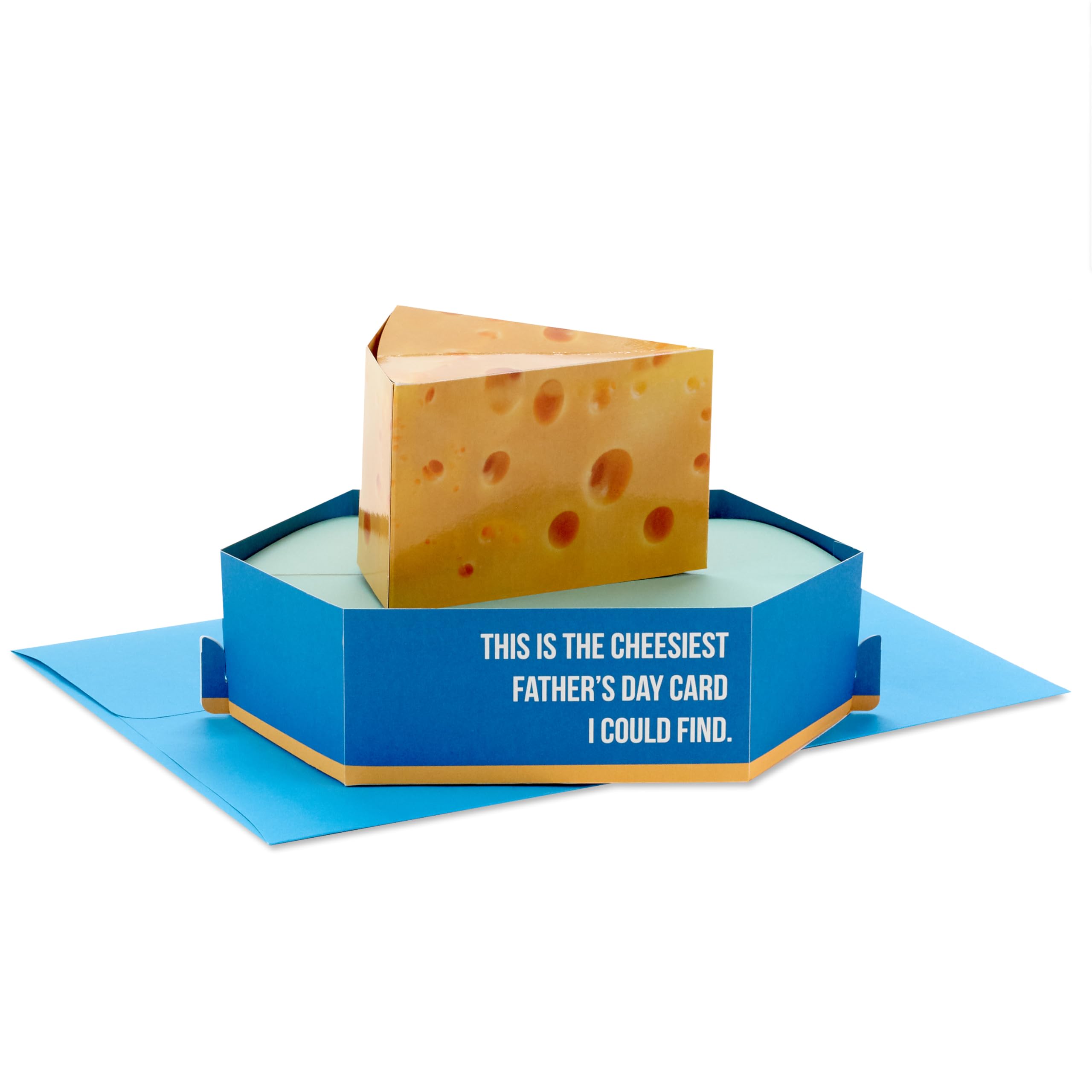 Hallmark Paper Wonder Shoebox Fathers Day Card | 3D Pop Up Cheese Design | Funny Humour