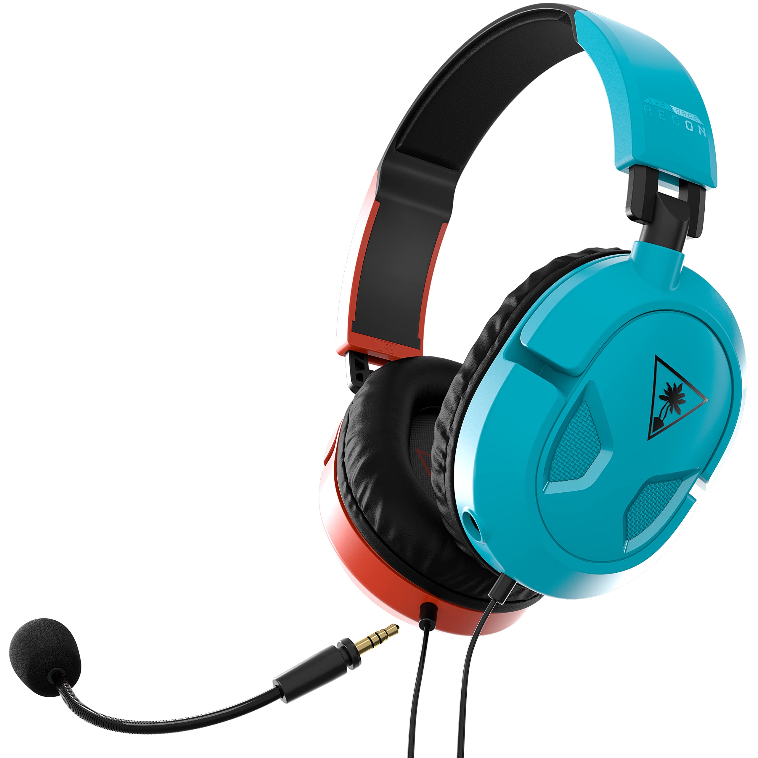 Turtle Beach Recon 50 Red/Blue Gaming Headset for Nintendo Switch, Xbox, PS4, PS5, PC & Mobile 5