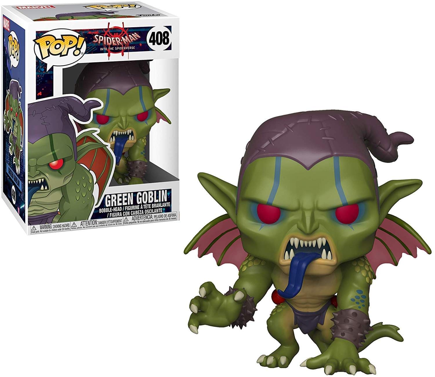 Funko POP! Marvel: Spider-Man: Into the Spider-Verse - Green Goblin Vinyl Figure