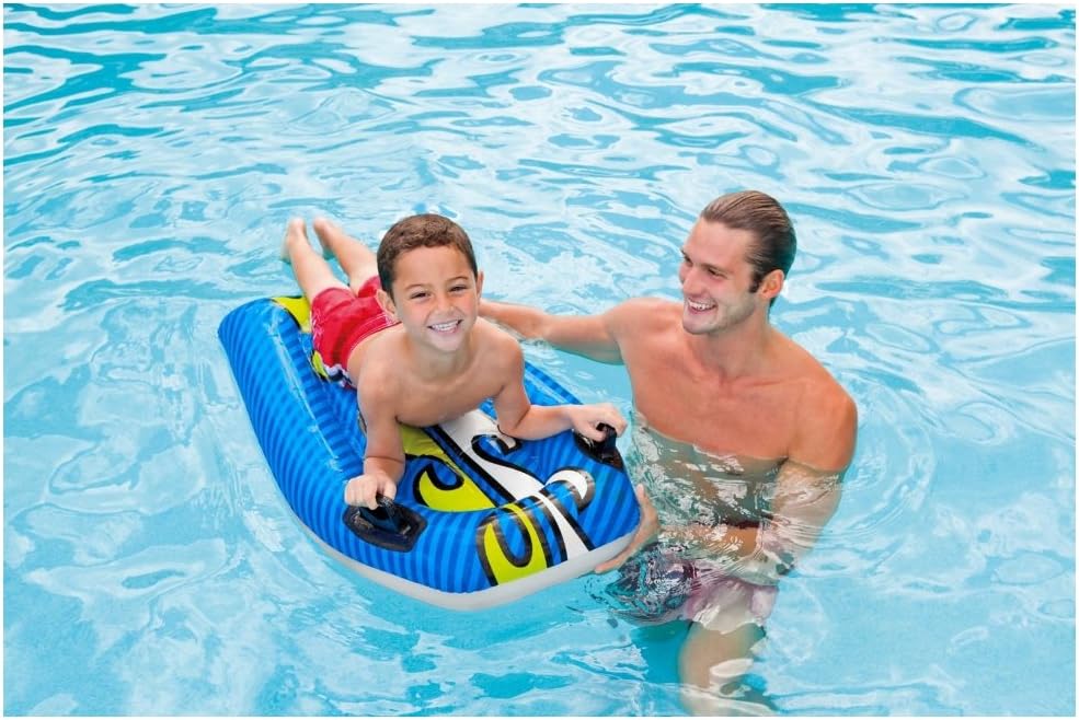 Intex Joy Rider Inflatable Wave Rider - Surf Board Style with Two Handles for Stability 3
