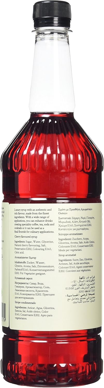 Simply Cherry Syrup 1 Litre 4
