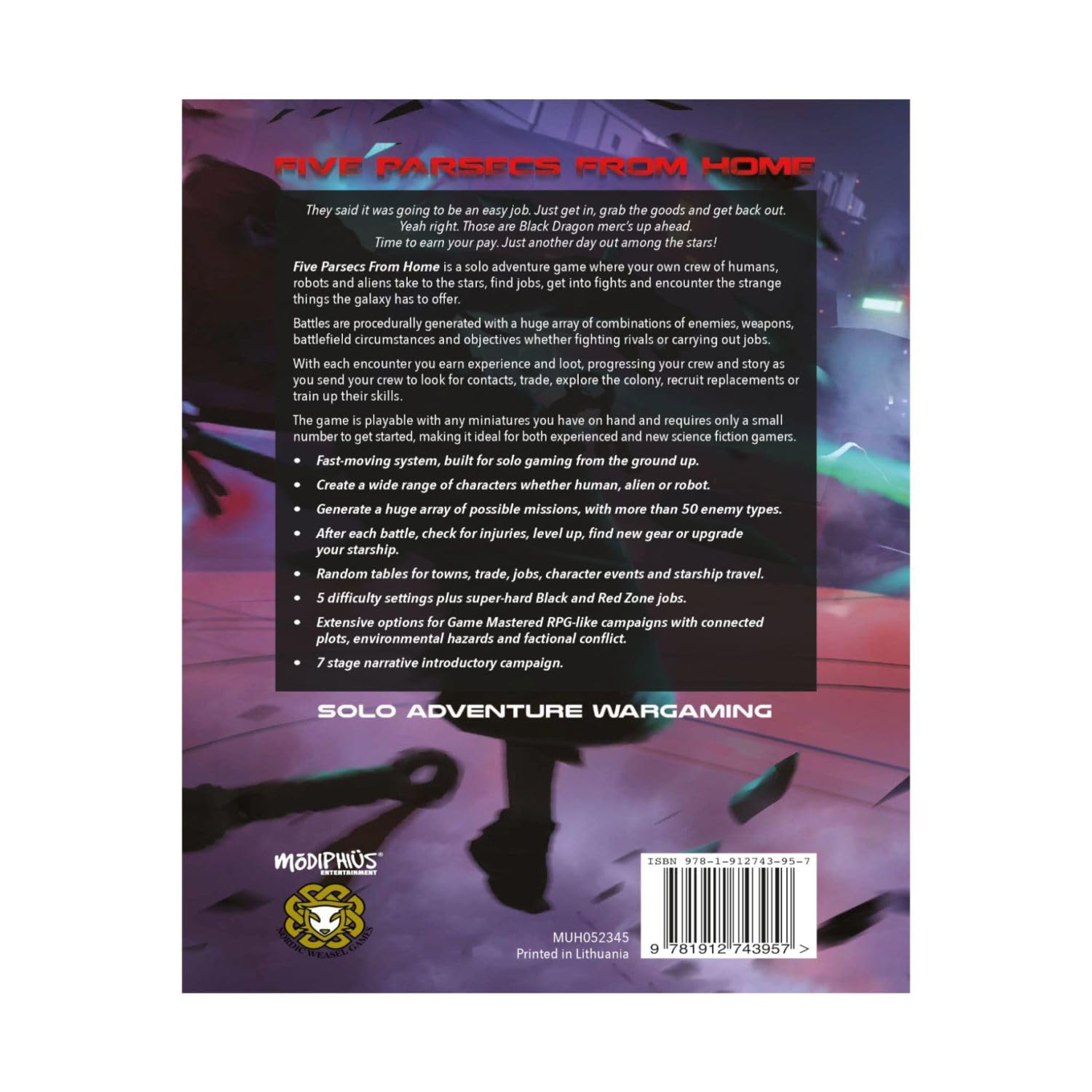 Five Parsecs from Home - Solo Sci-Fi Wargame by Modiphius 4