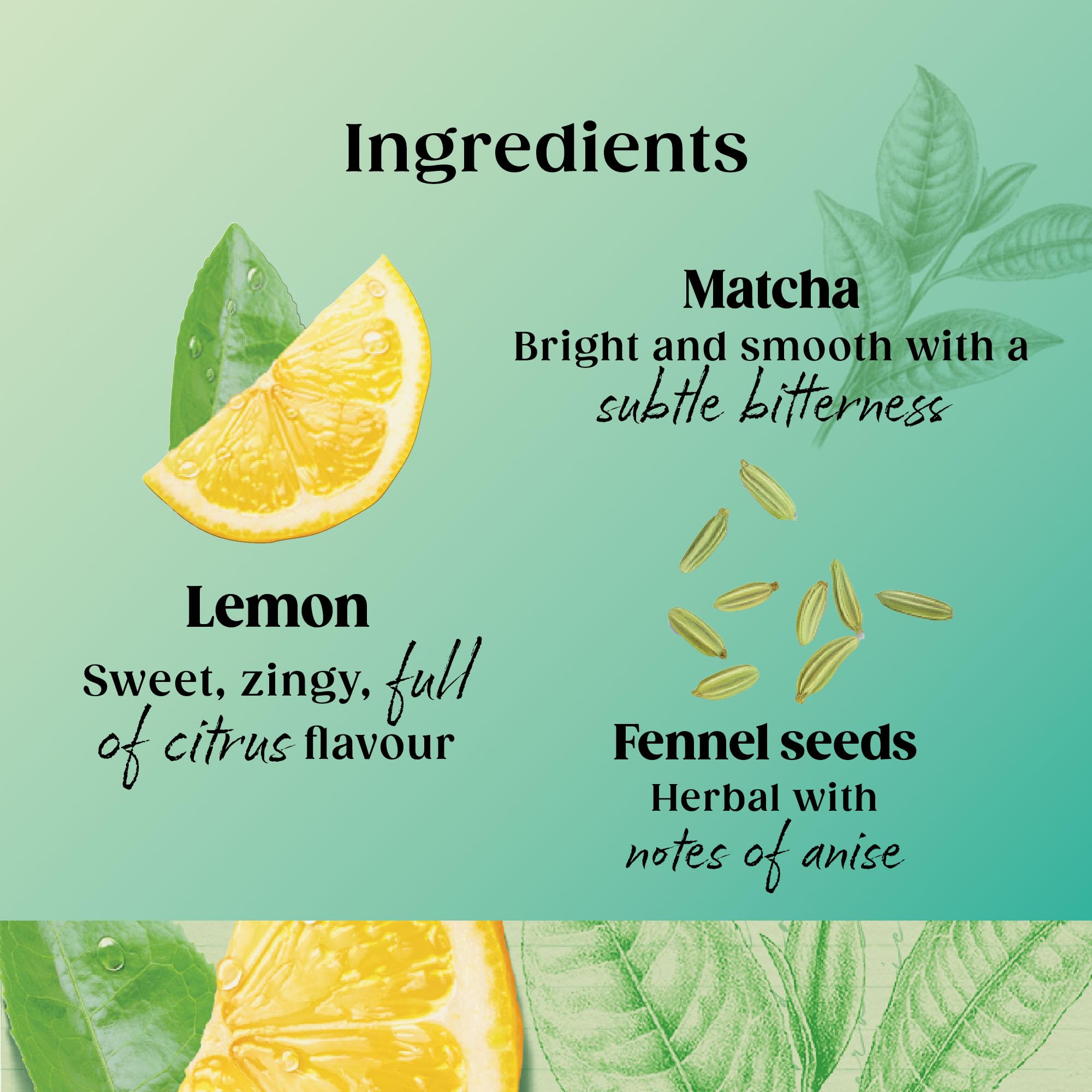 Twinings Superblends Cleanse Tea - Green Tea Herbal Infusion with Matcha, Lemon & Fennel Seeds, 20 Biodegradable Tea Bags