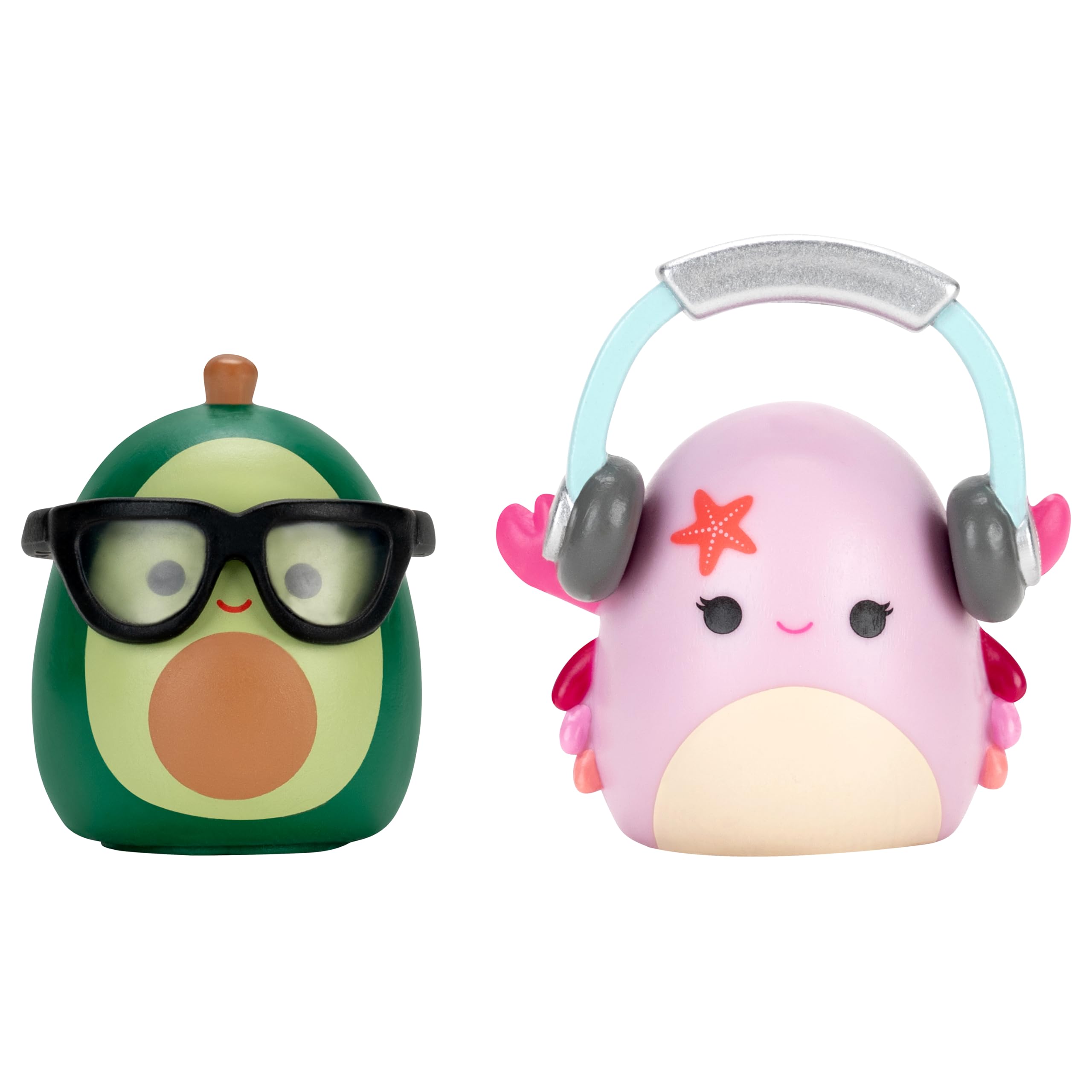 Squish-a-longs On-The-Go Luggage Playset - 2 Mini-Squish Figures, Ages 6+