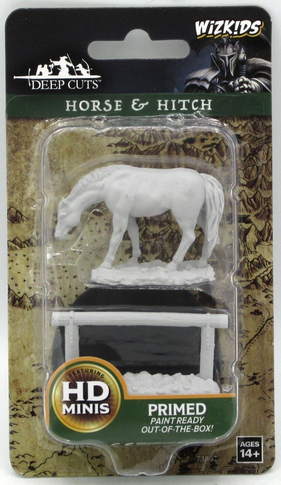 WizKids WZK73862 Horse and Hitch Post Scenery Pack for Miniatures Games